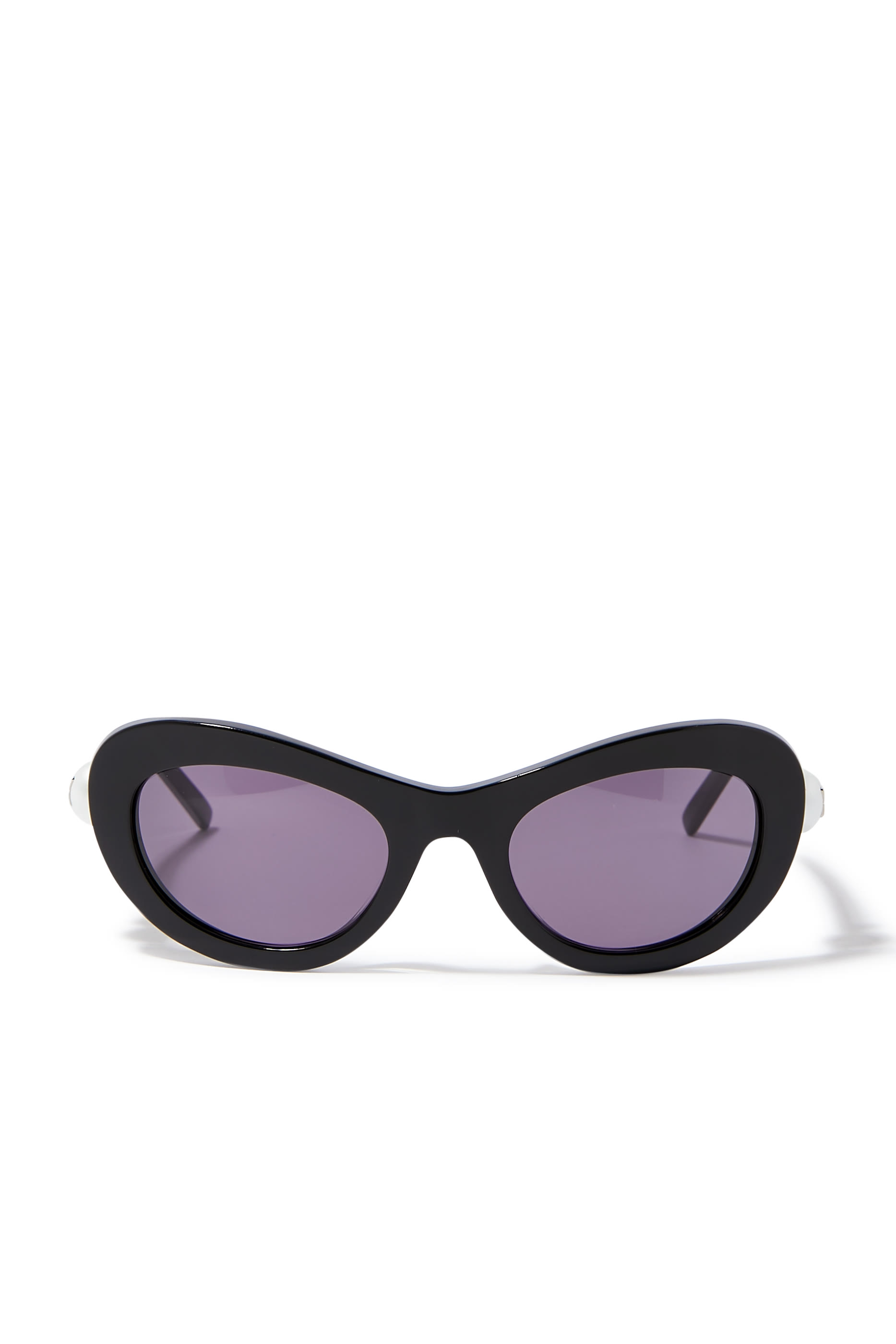 Pearl Oval Frame Sunglasses