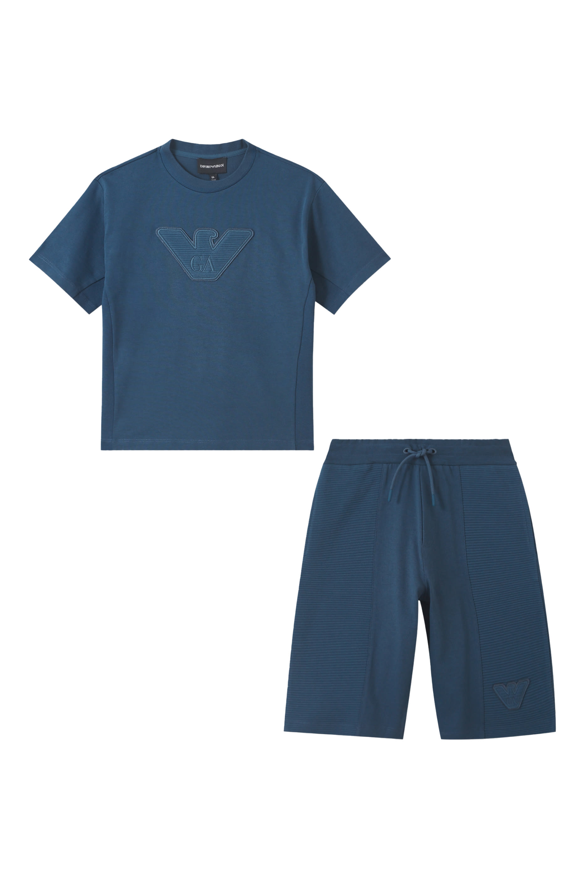 Kids Eagle Logo T-Shirt & Shorts Set