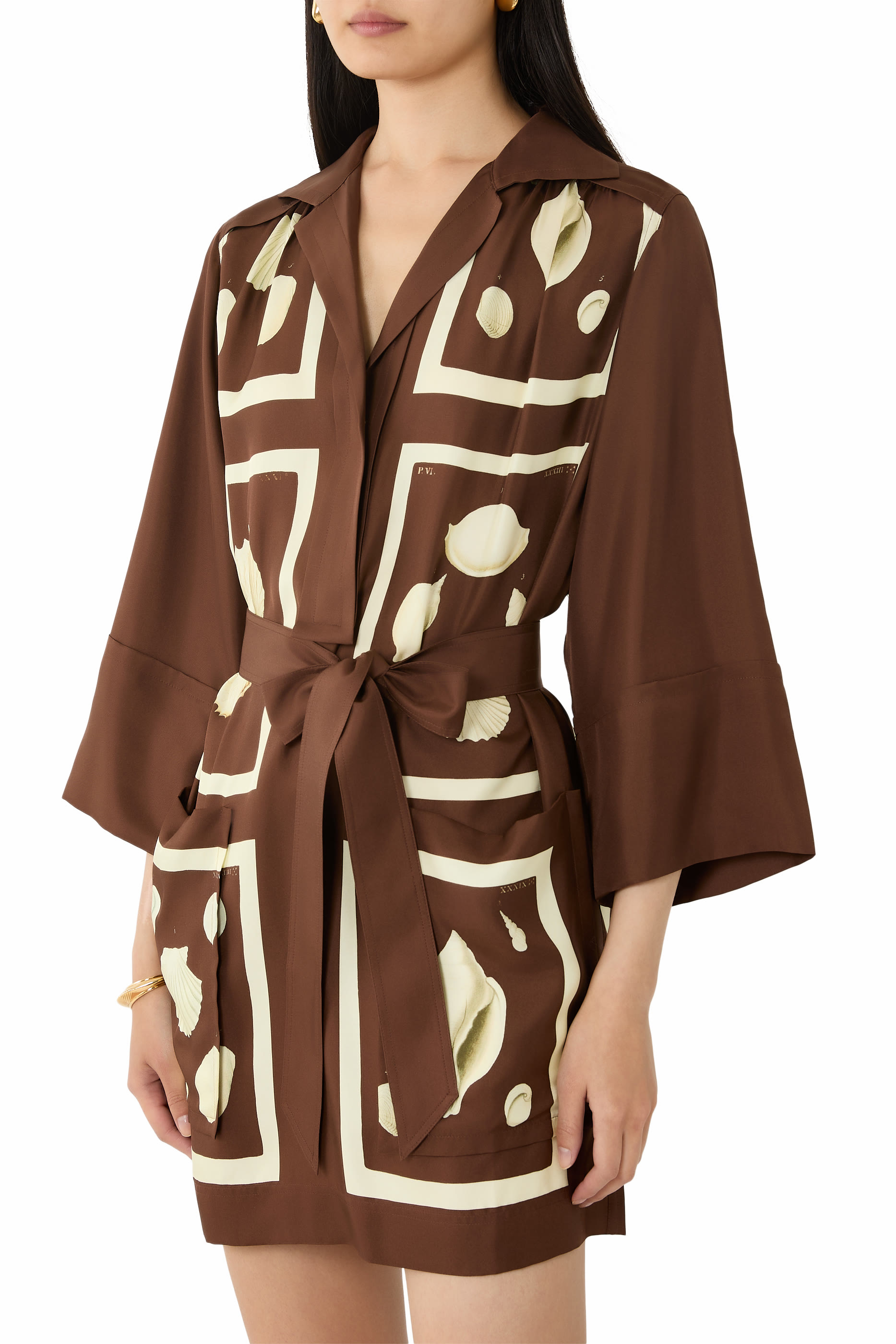 Graphic Shell Tunic Dress