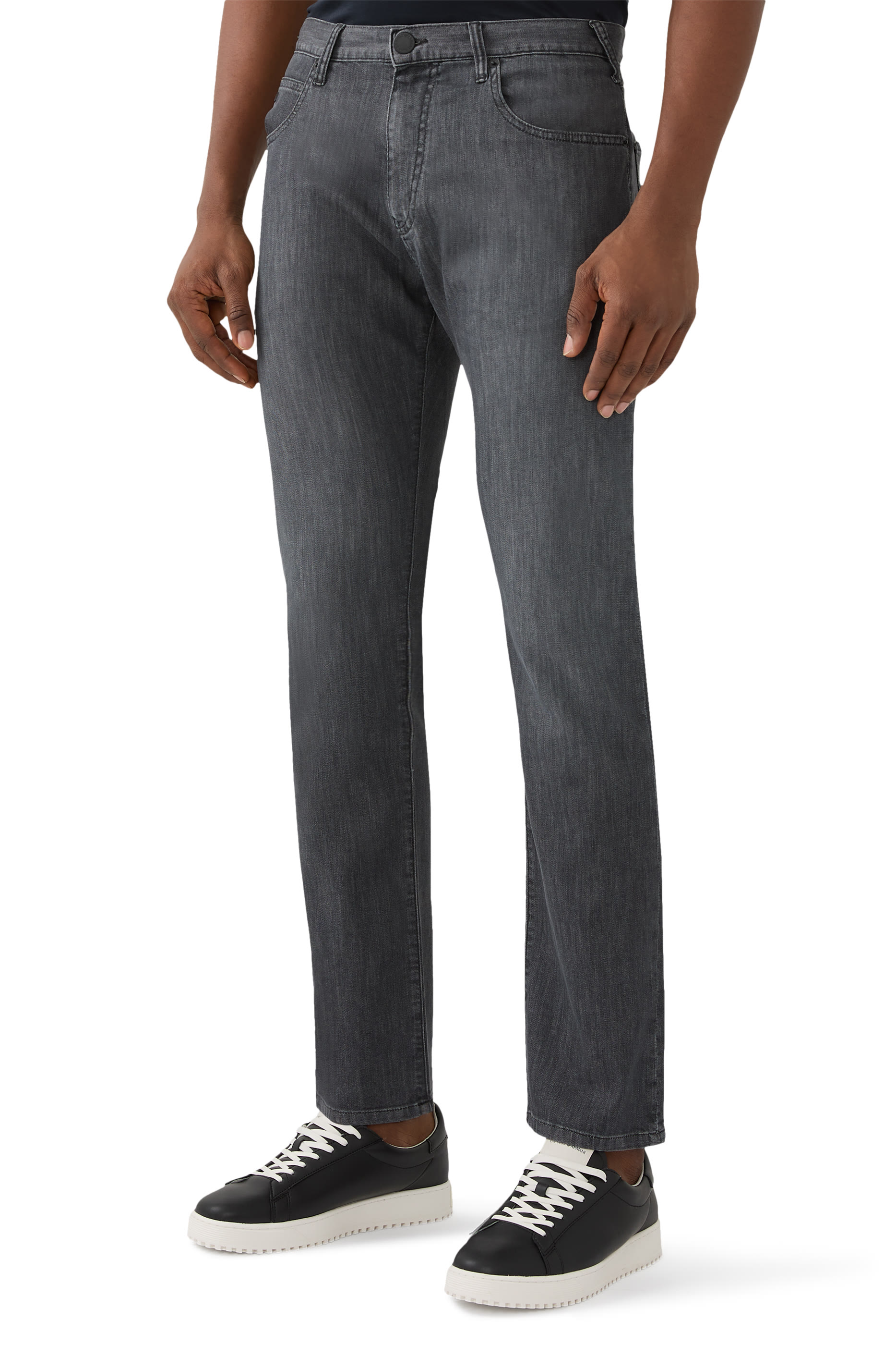 Straight Denim Pants