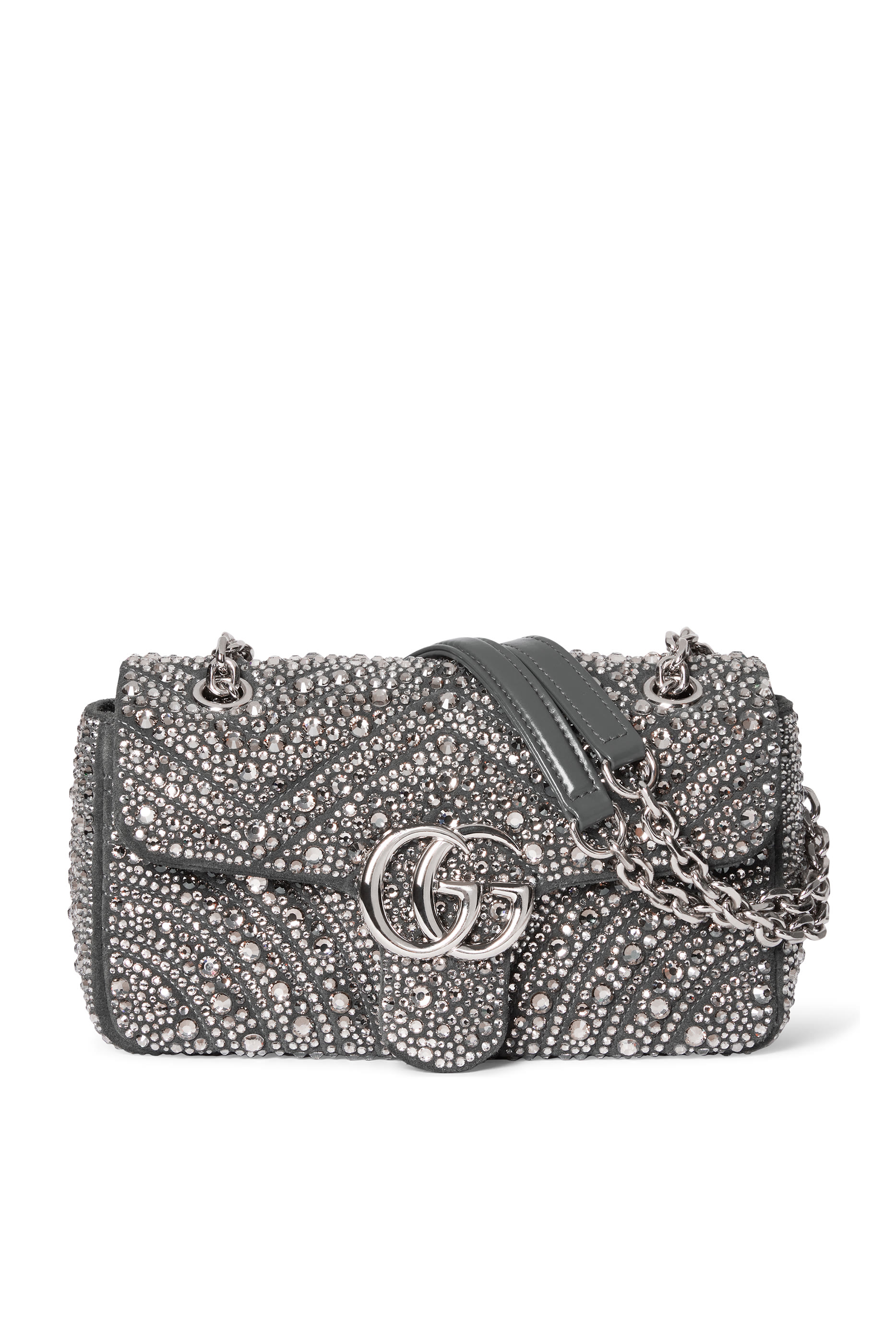 GG Marmont Crystals Small Shoulder Bag