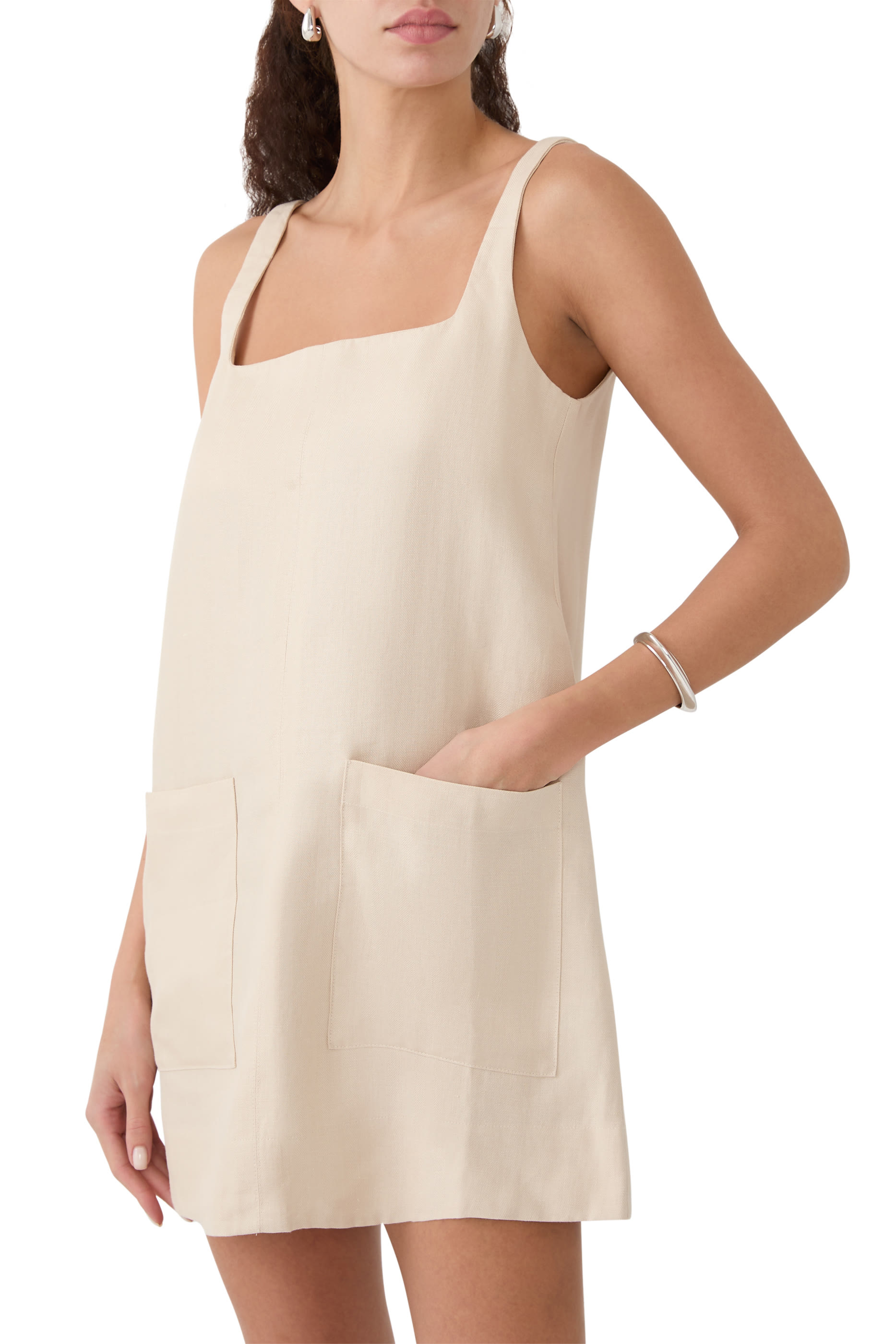 Delphi A-Line Linen Mini Dress
