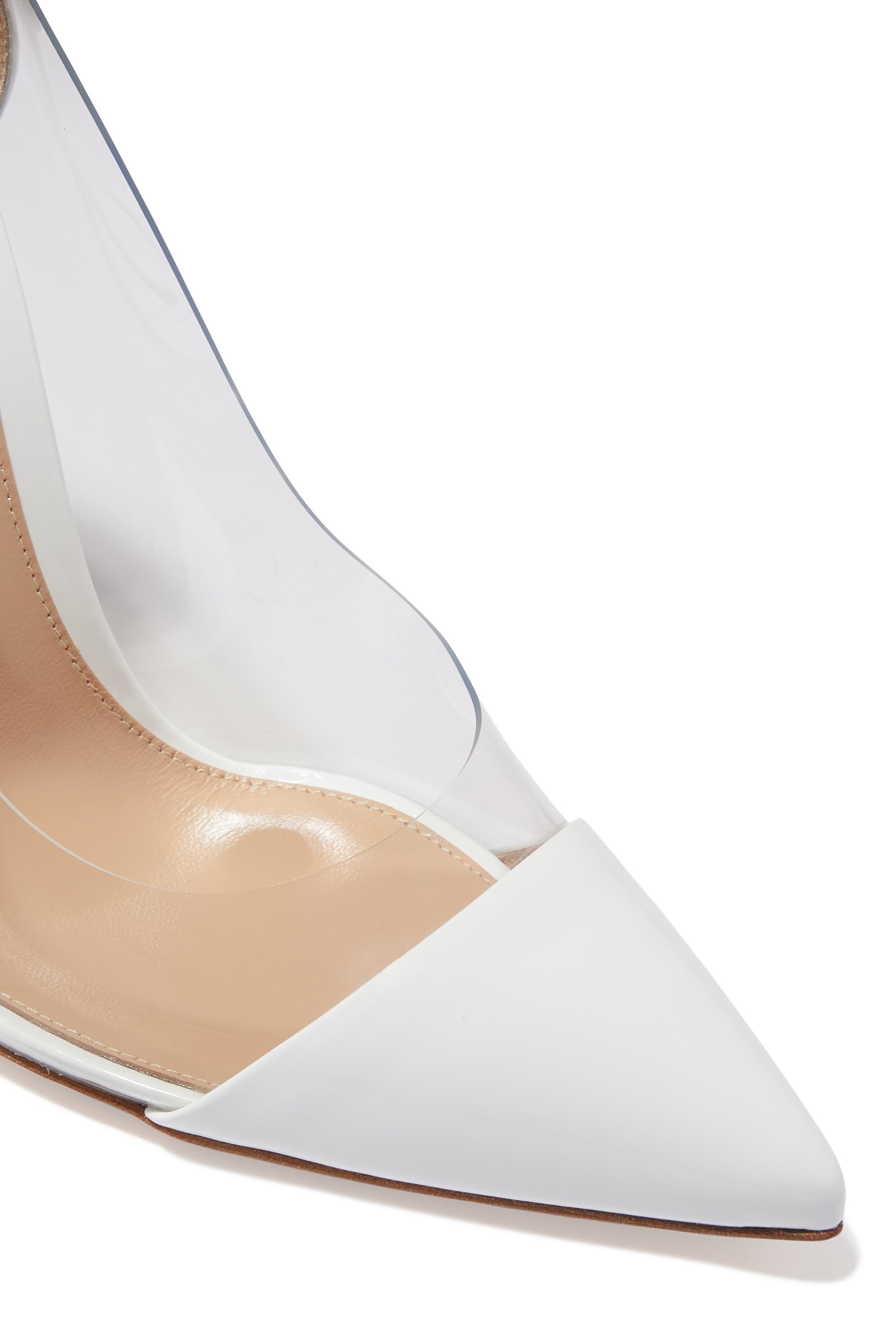 105 Leather & Plexi Pumps