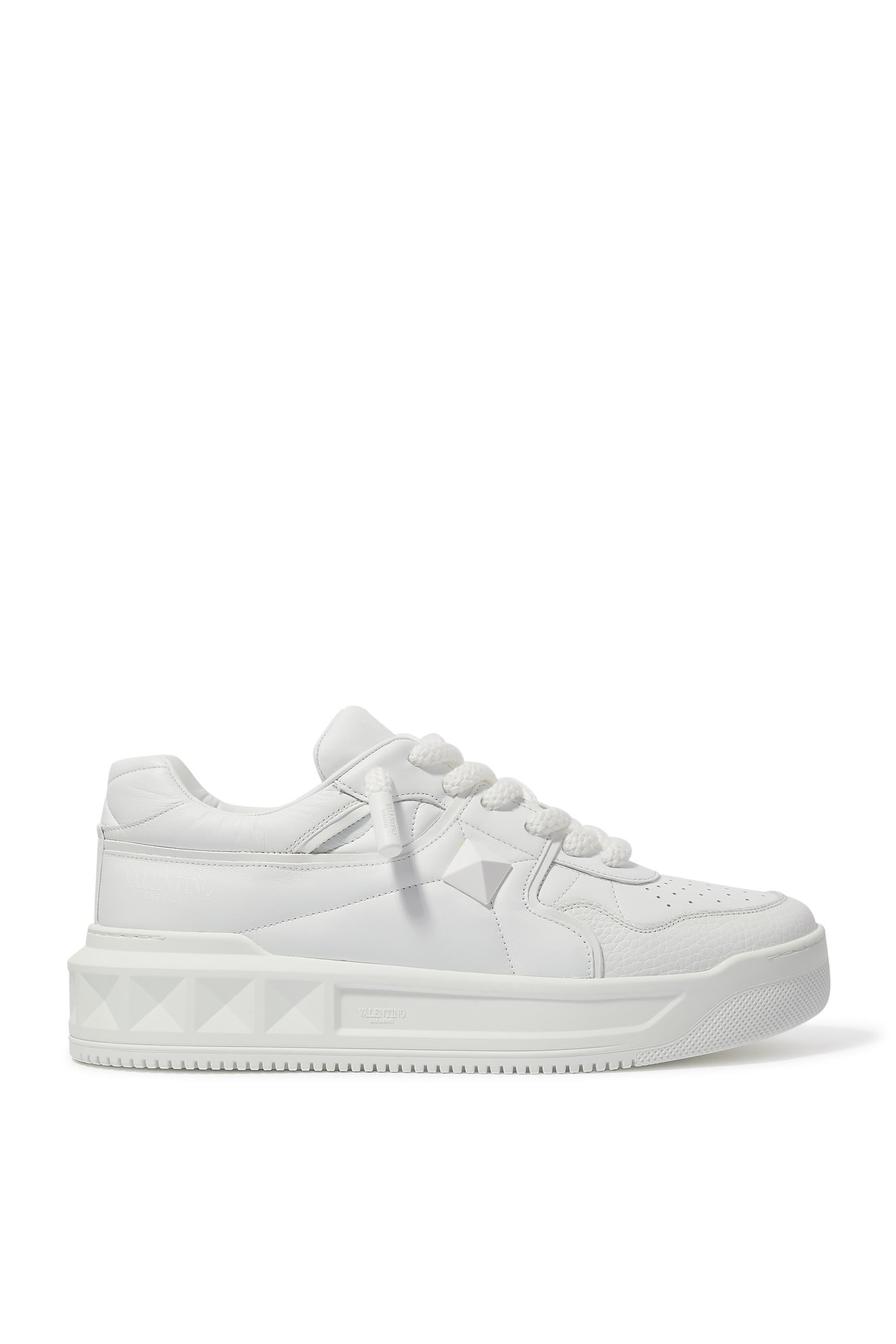 Valentino Garavani One Stud Low-Top Leather Sneakers