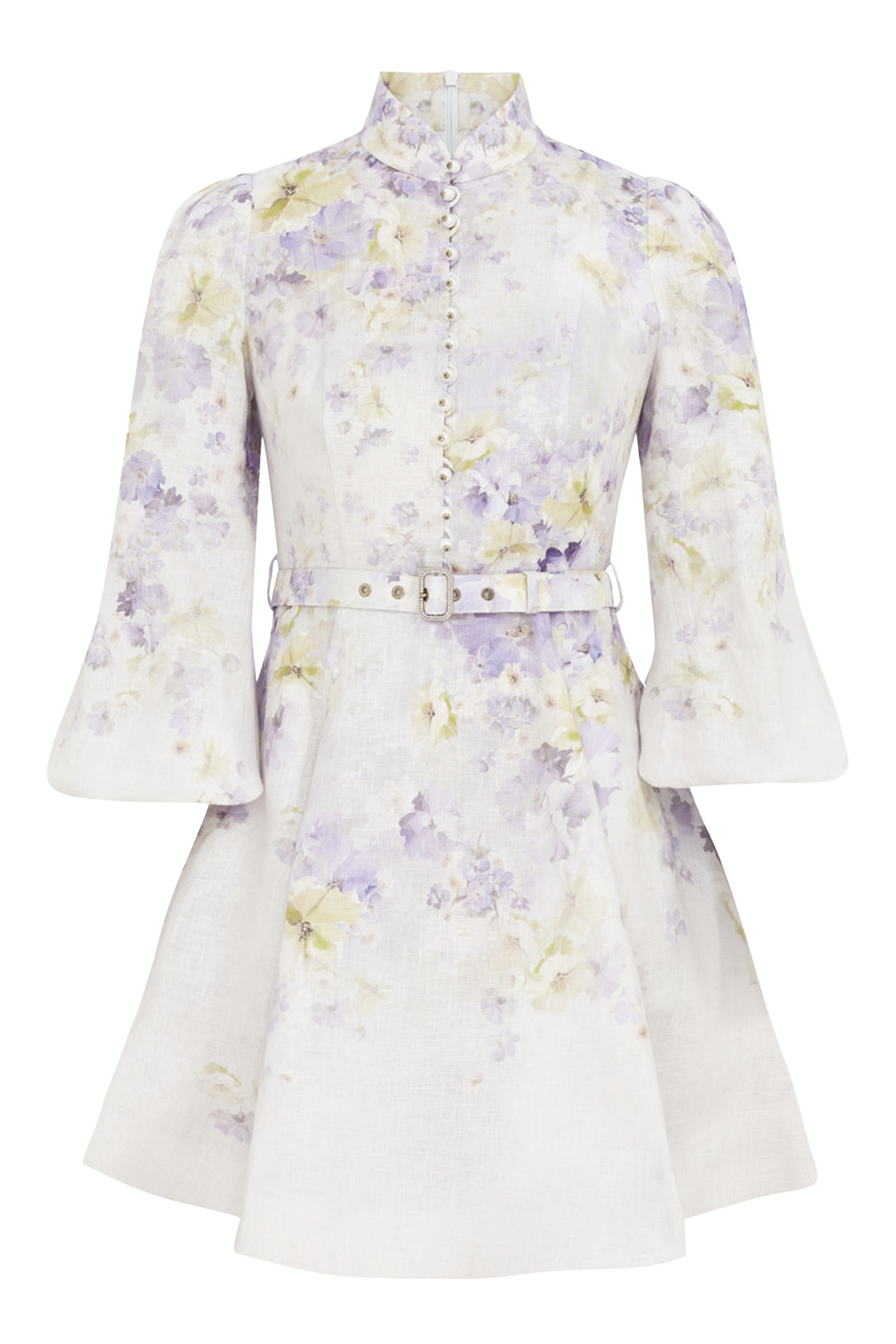 Crush Buttoned Mini Dress