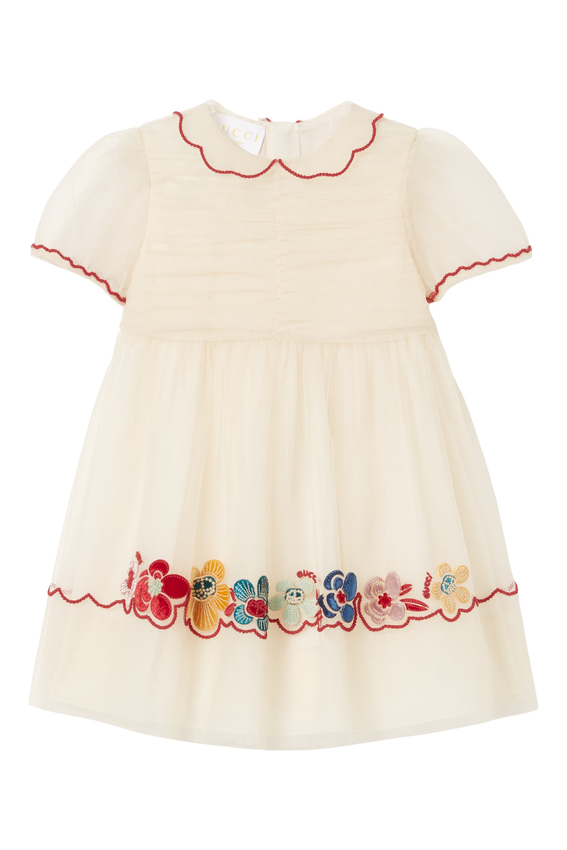 Kids  Tulle Dress with Embroidery 