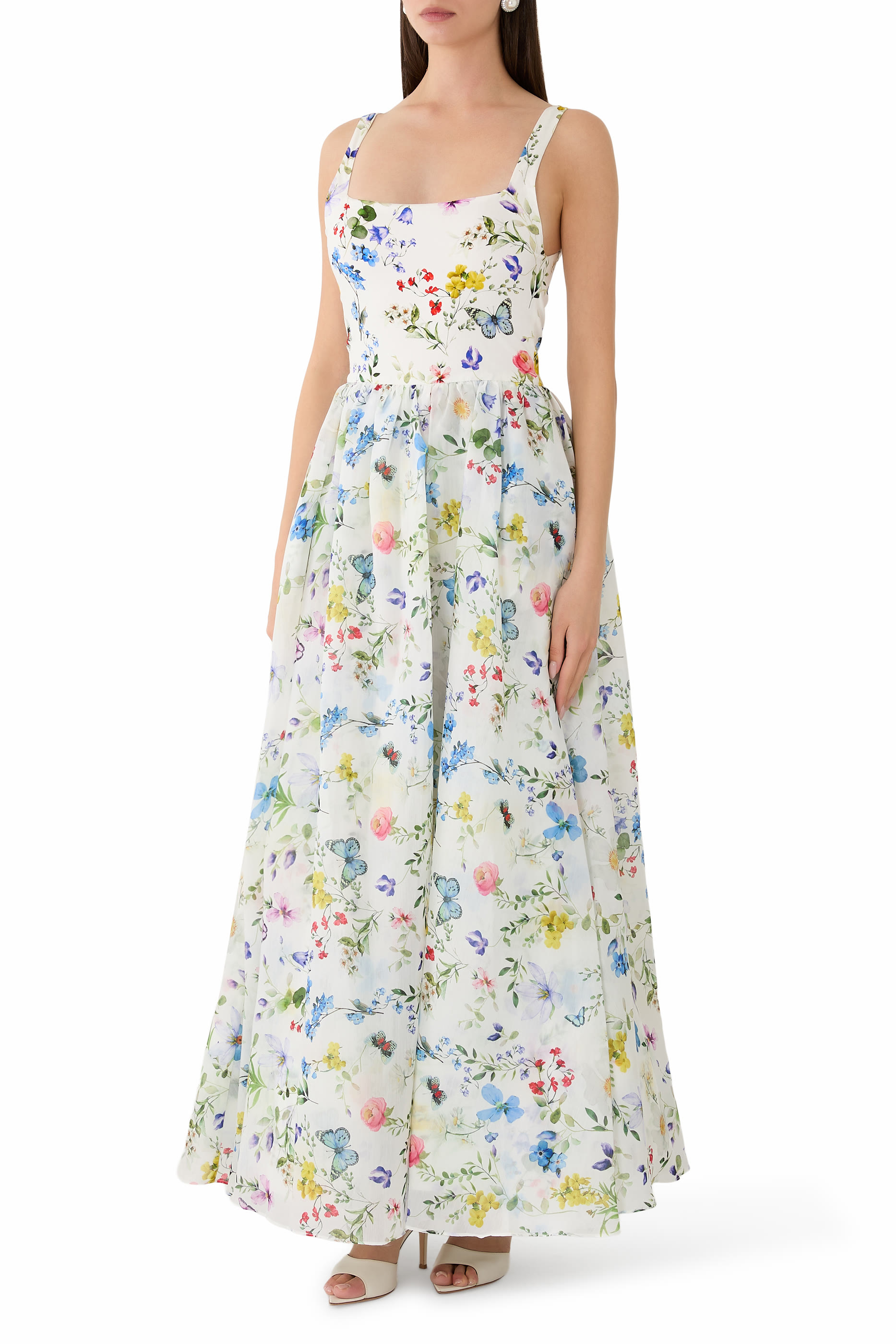 Polly Flared Midi Dress