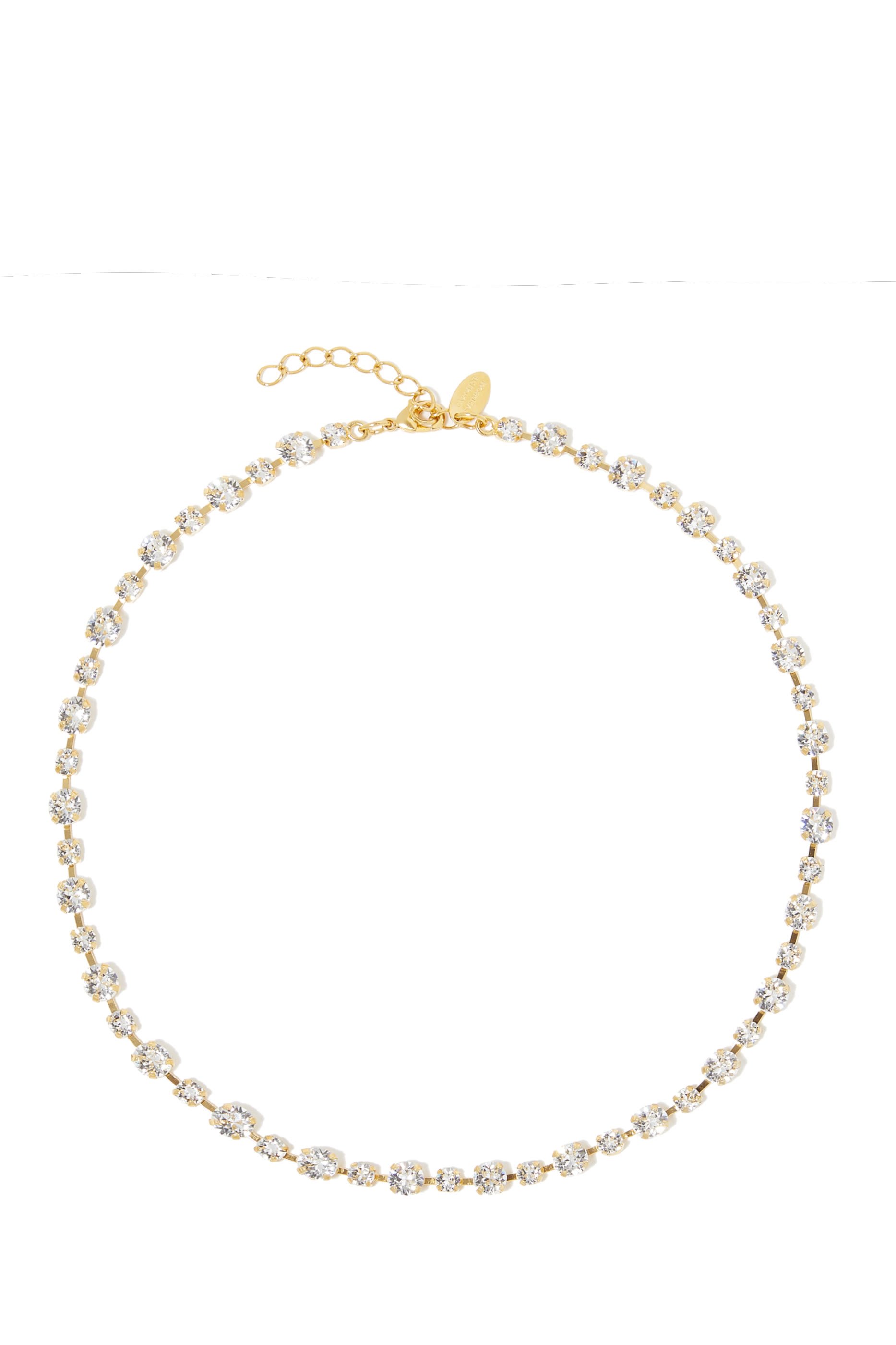 Summer Combo Calanthe Necklace, 18K Gold-Plated Brass & Crystals
