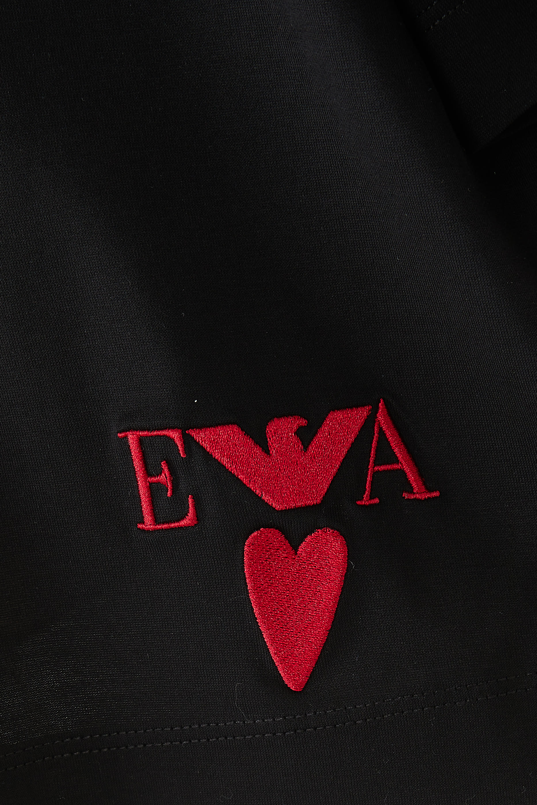 Cropped EA Logo Heart Bottom Valentine's T-Shirt