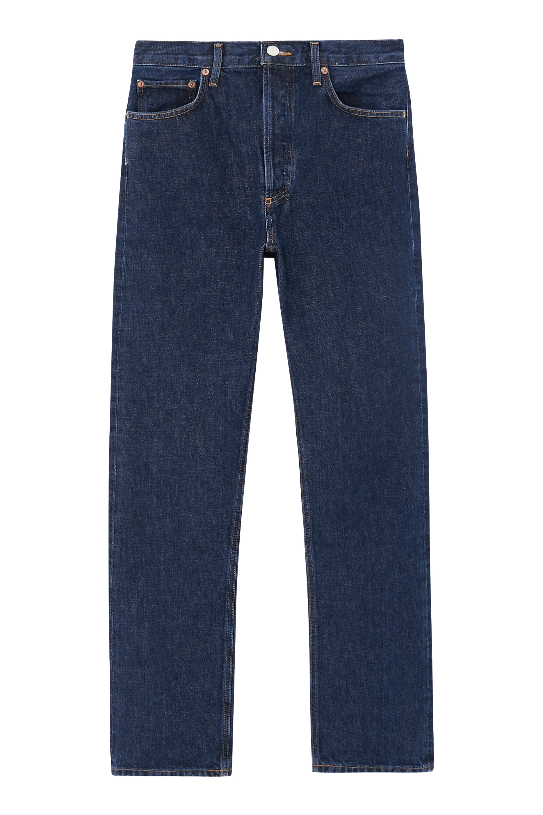 90’s Pinch Waist High Rise Straight Long