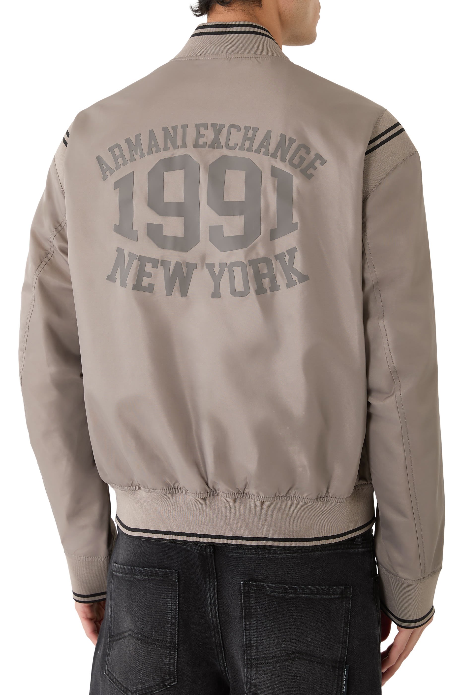 Logo Zipper Blouson Jacket