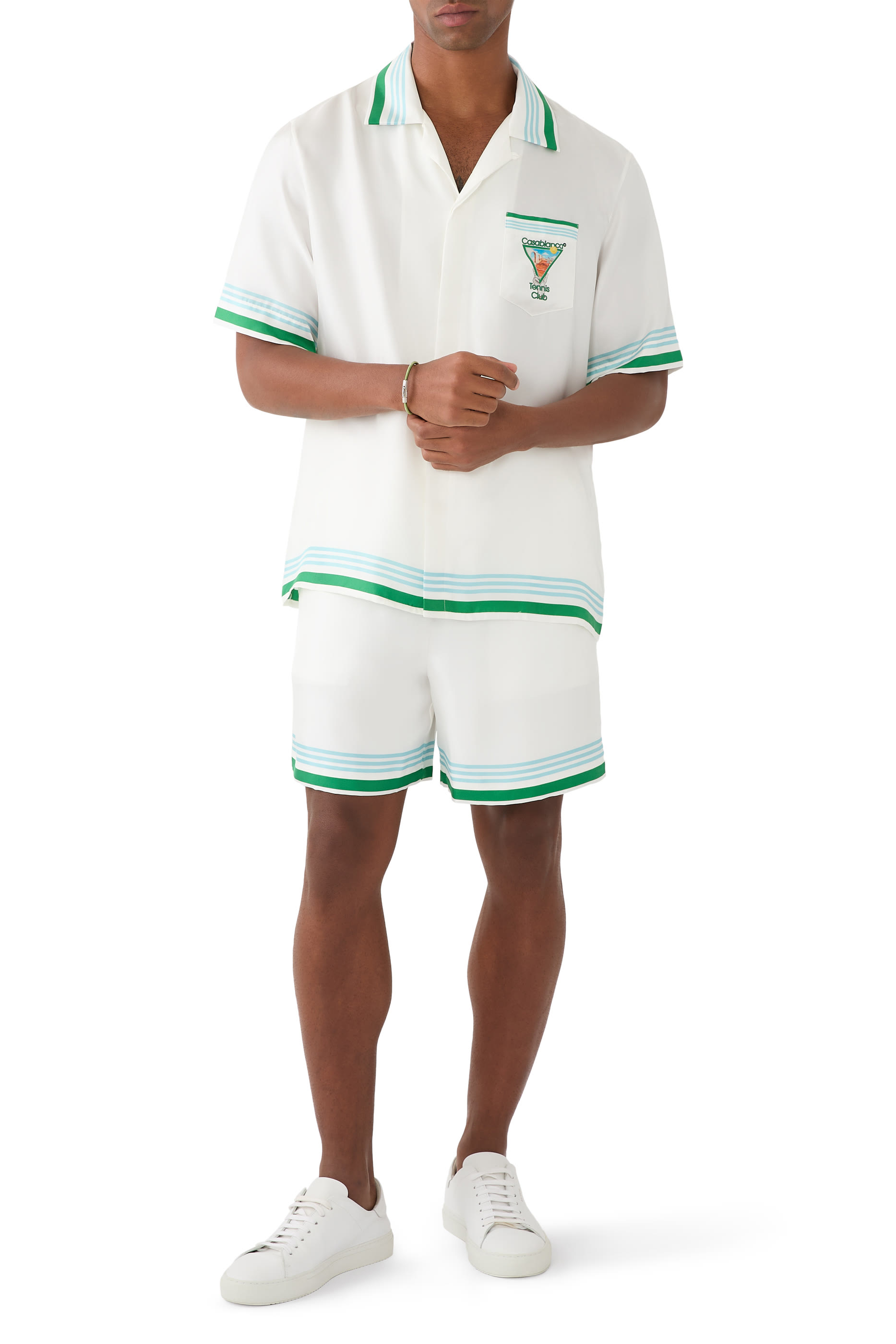 Metaphysical Tennis Icon Silk Shorts