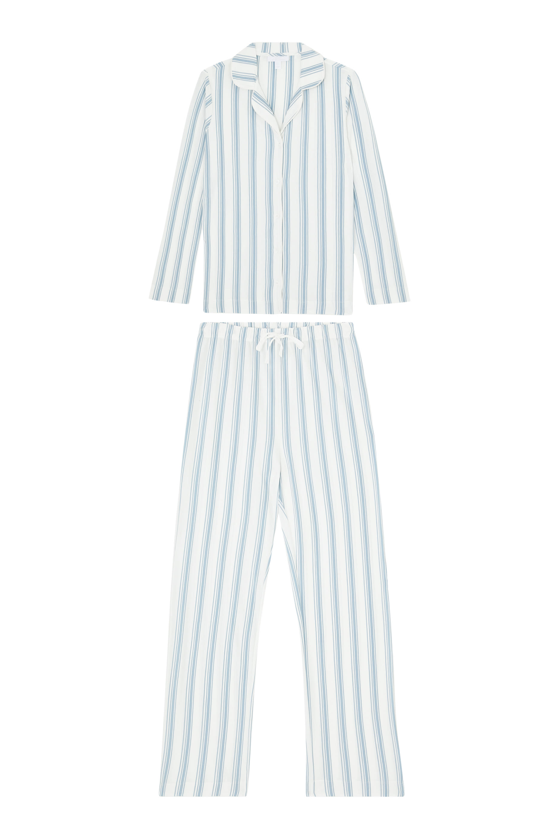 Brushed Jersey Wide Stripe Pyjama Set