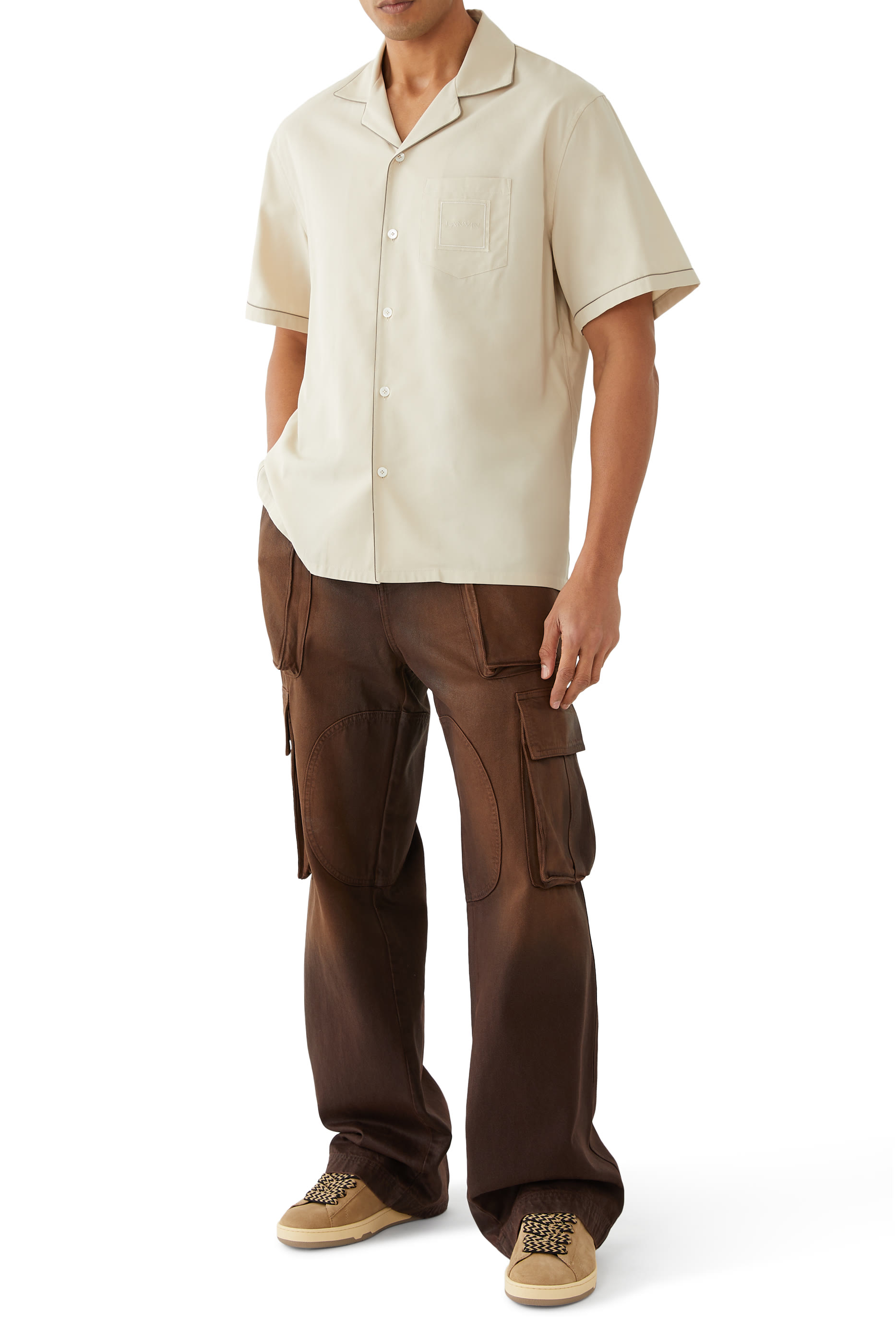 Fluid Cotton Bowling Shirt