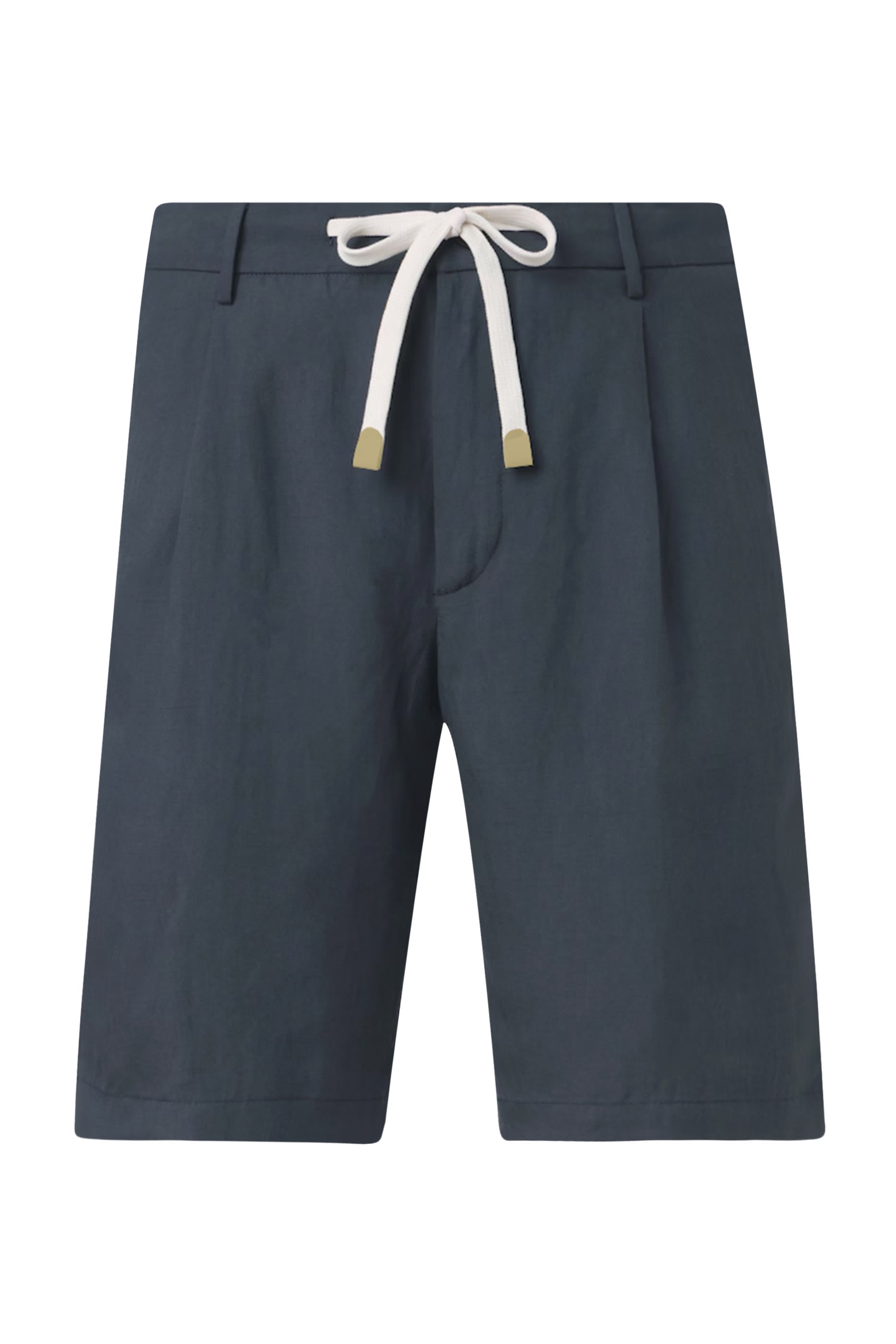 Drawstring Waist Bermuda Shorts
