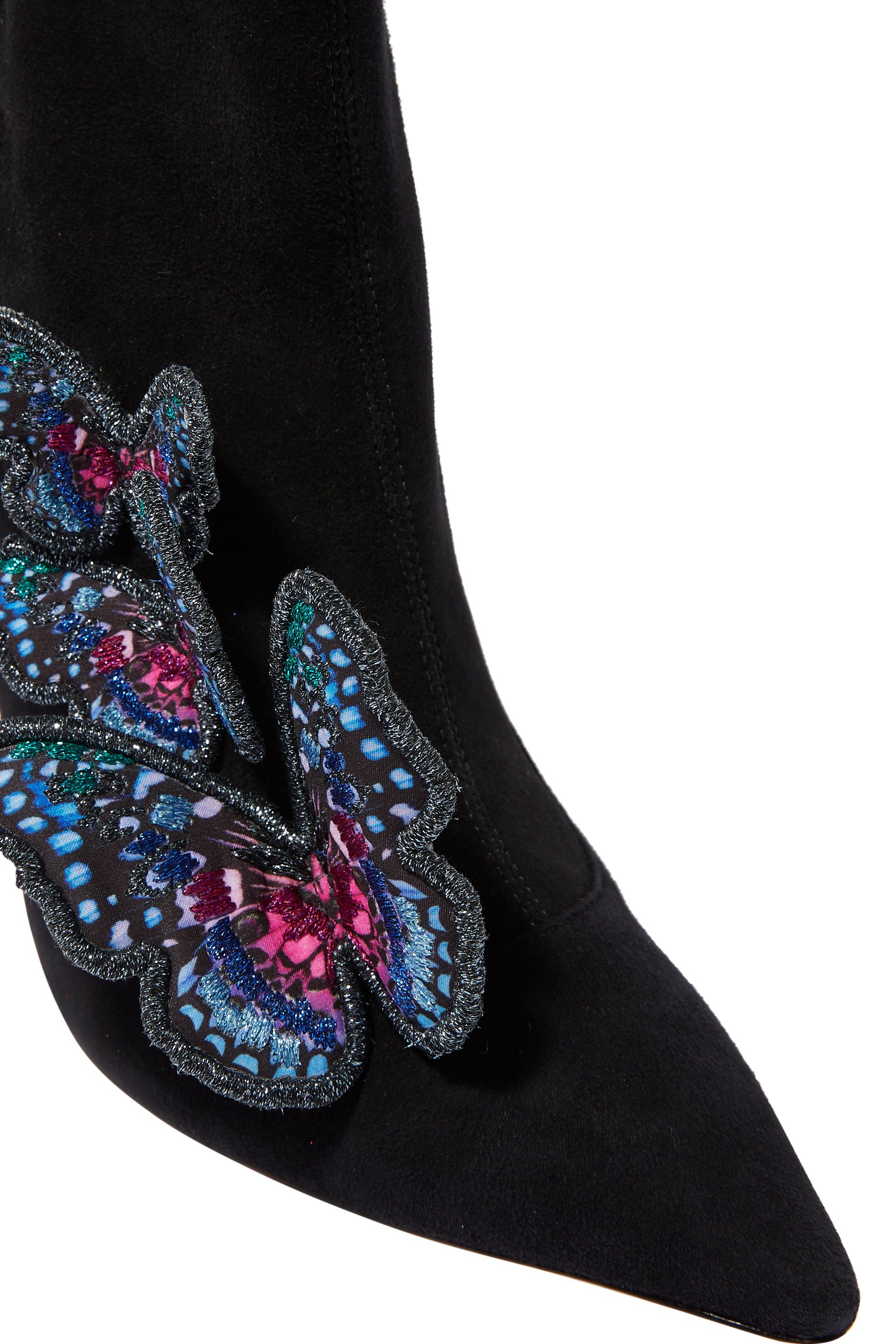 Riva Stretch-Suede Sock Boots