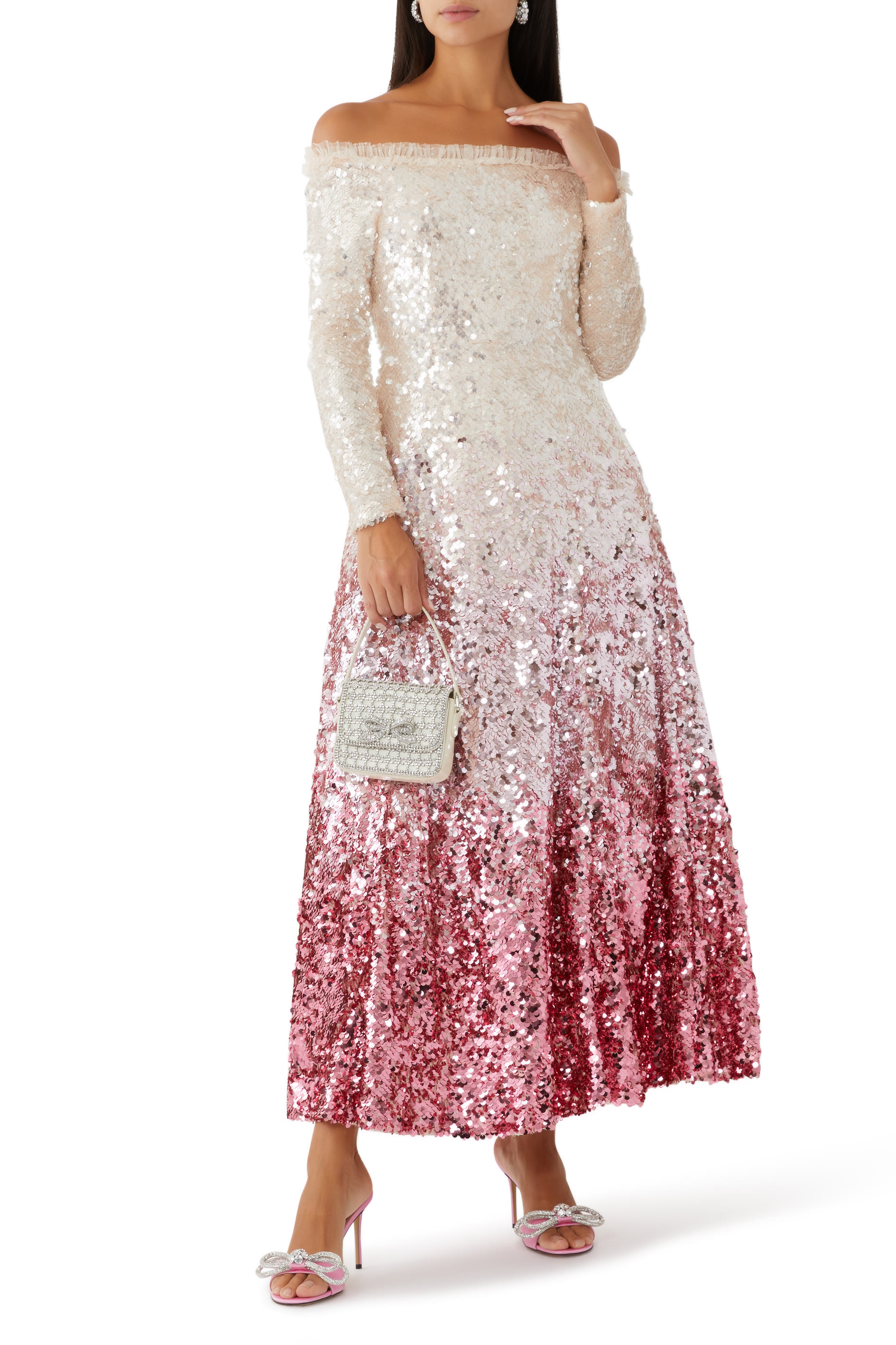 Hallie Ombre Ankle Gown