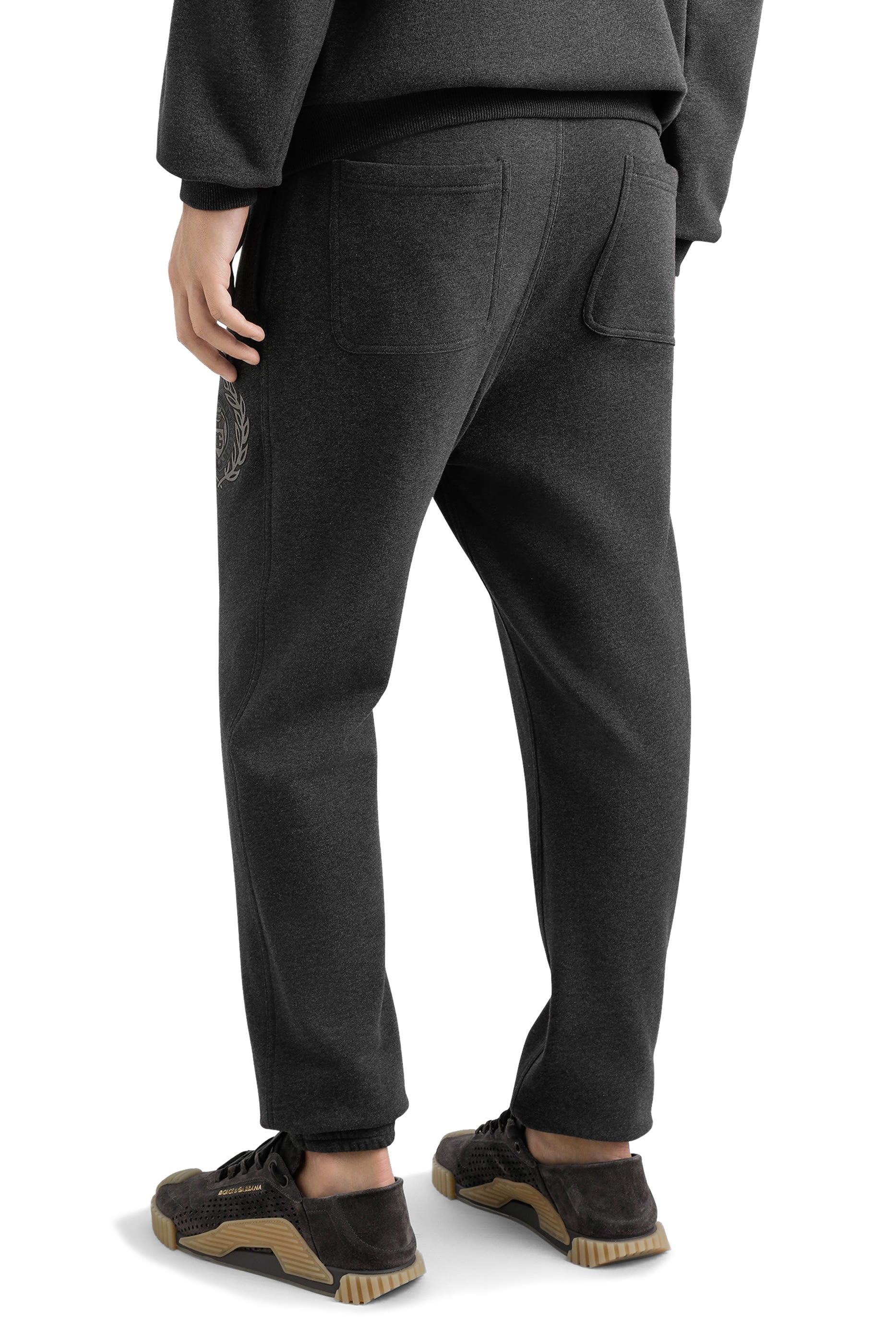 DG Logo Print Stretch Jersey Jogging Pants