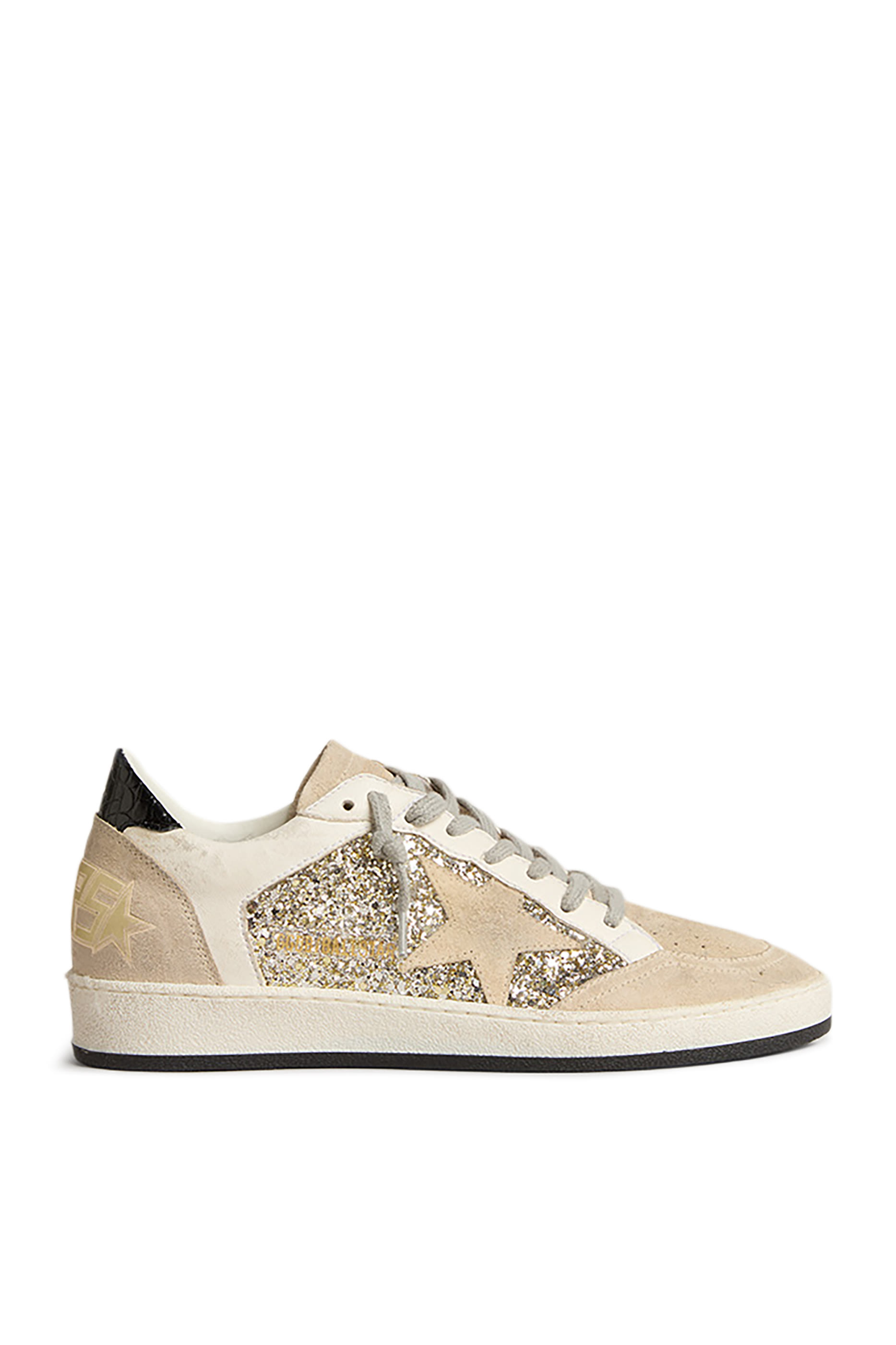 Low Top Bold Star Suede Sneakers
