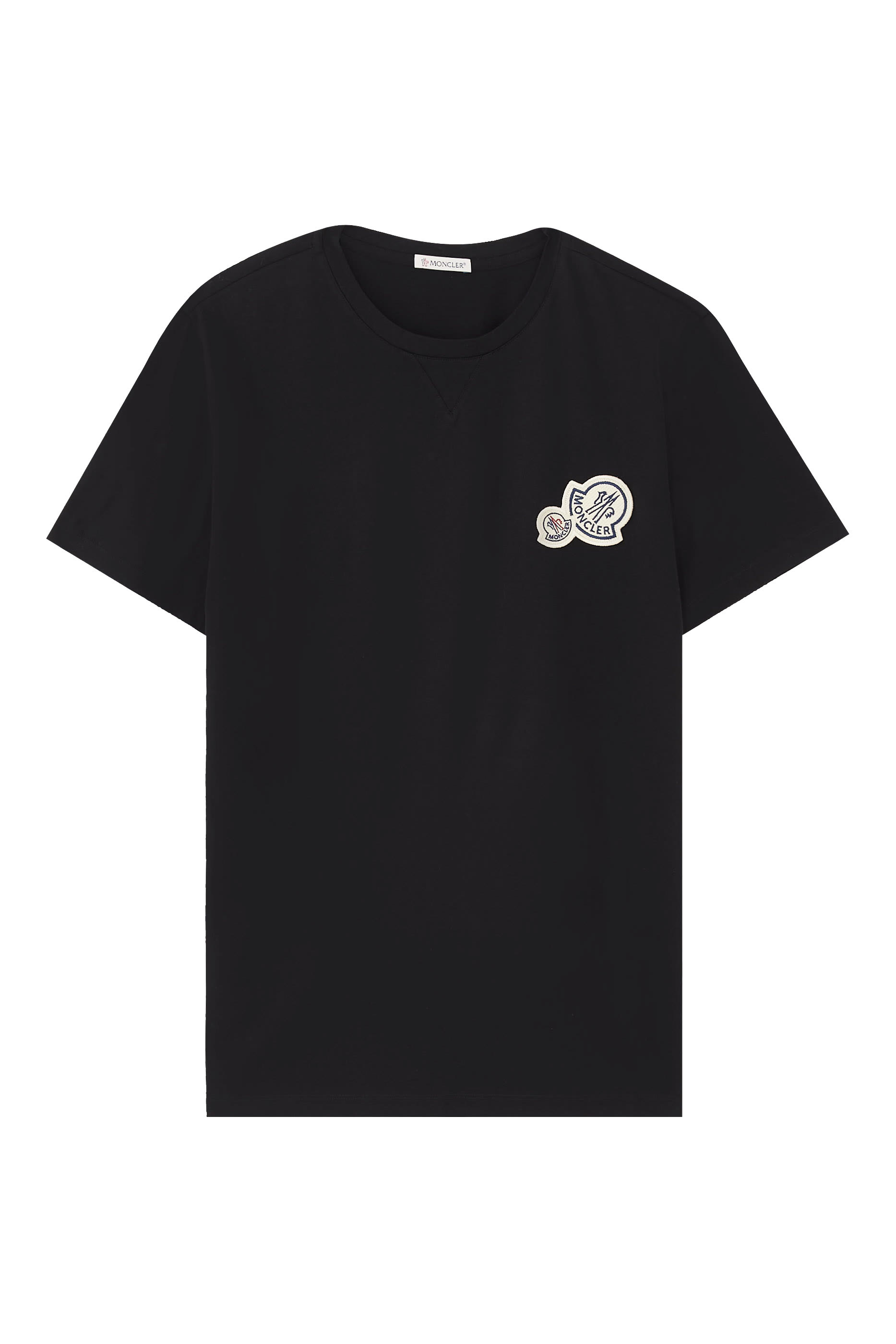 Double Logo Cotton T-Shirt