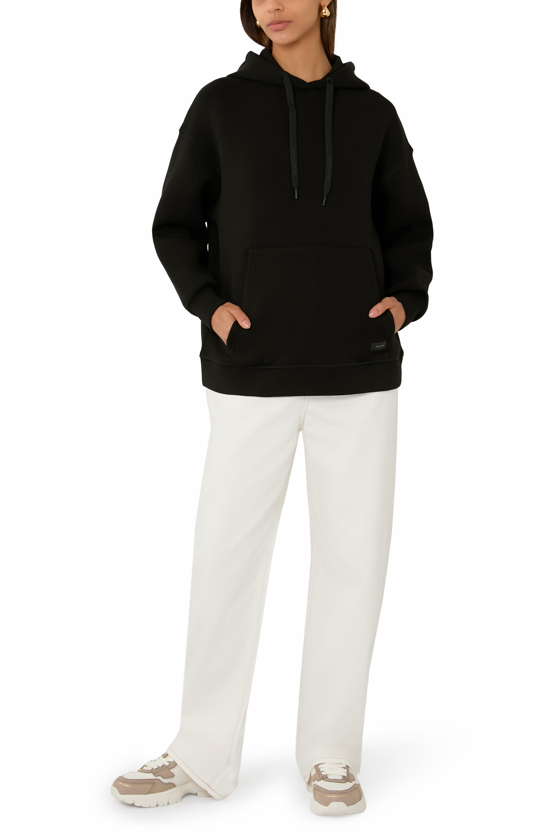 White Edition Scuba Fabric Hoodie