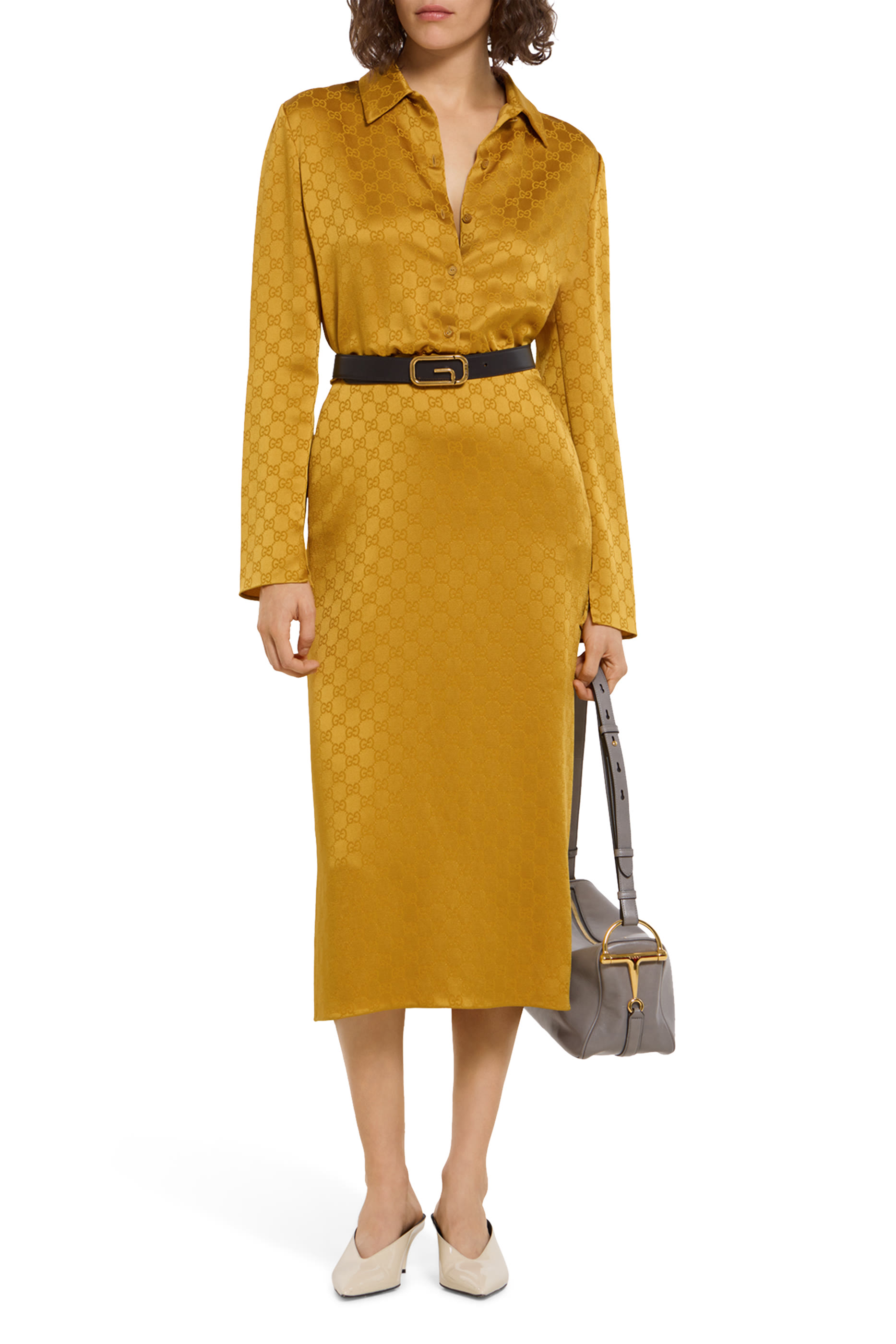 GG Acetate Jacquard Dress