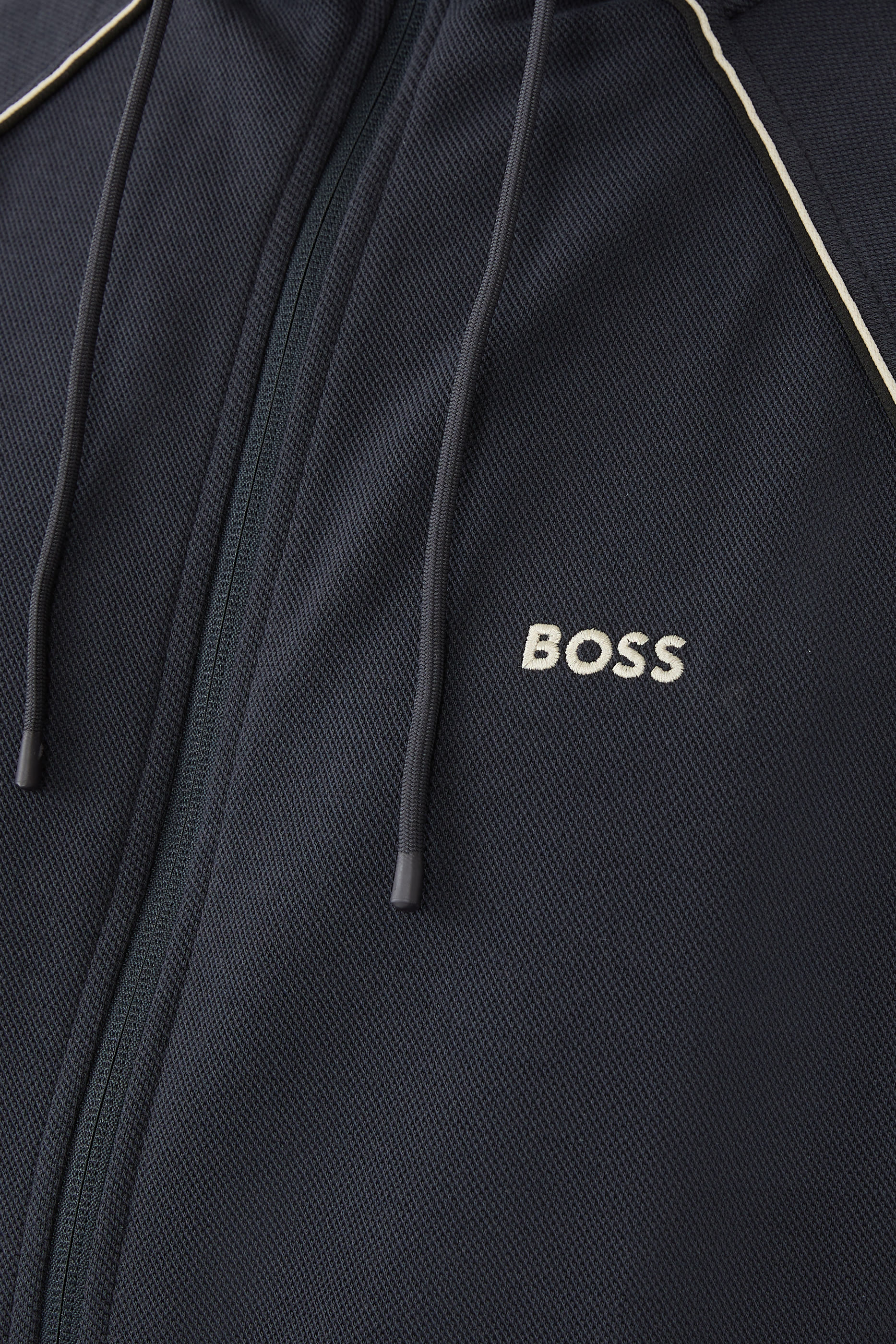Cotton-Blend Zip-Up Hoodie