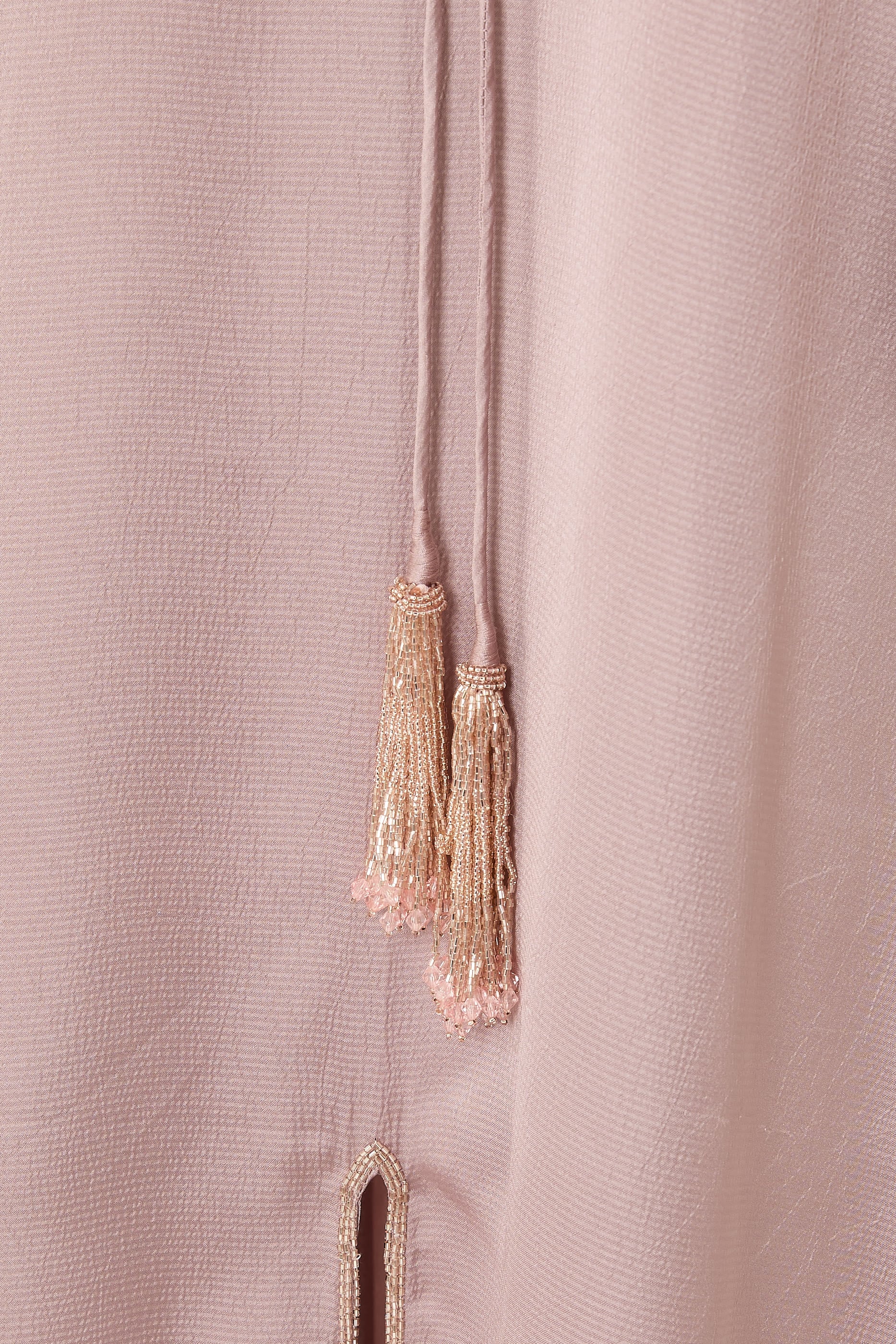Tassel Detail Embellished Caftan