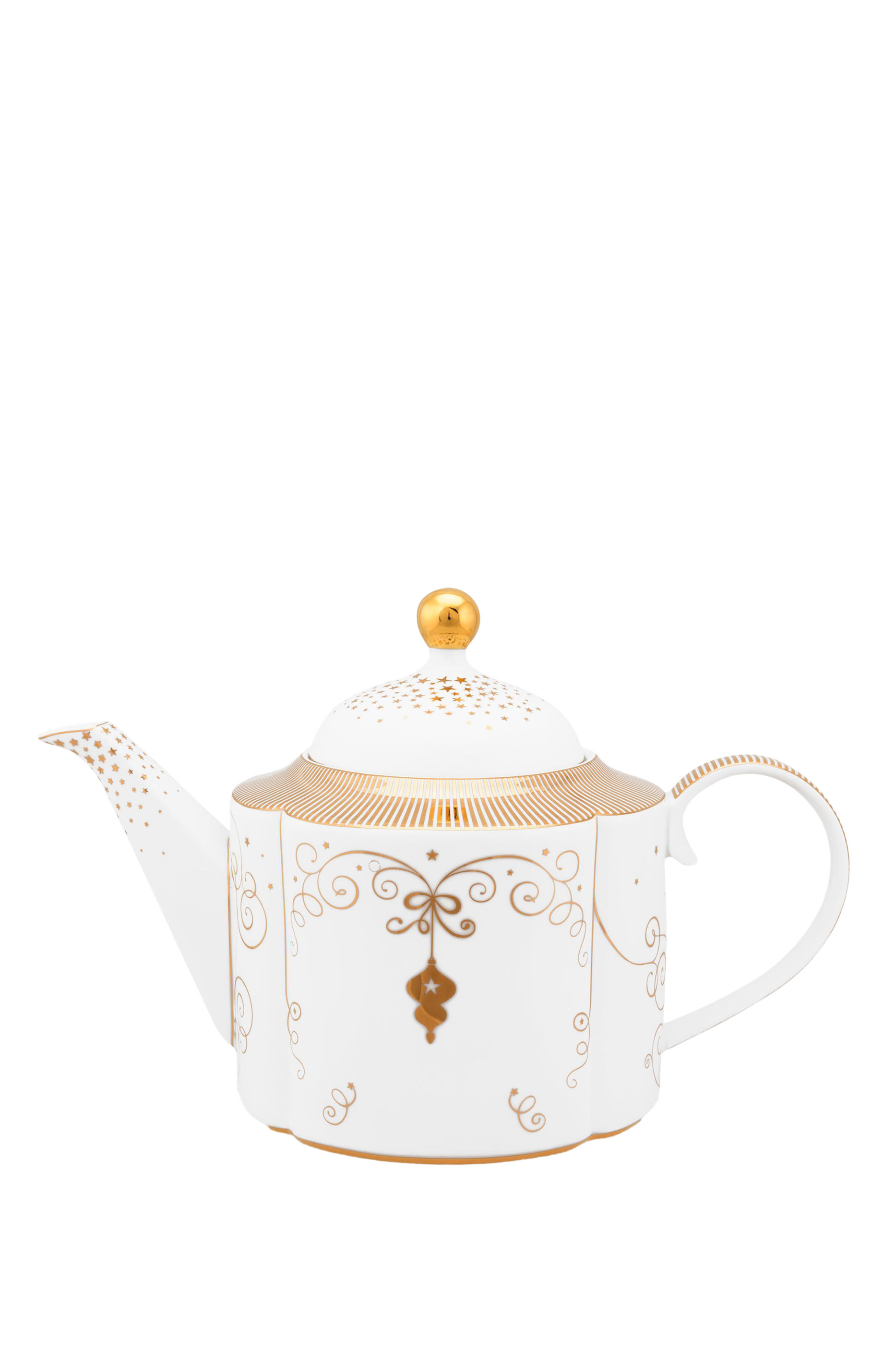 Royal Winter White Large Teapot