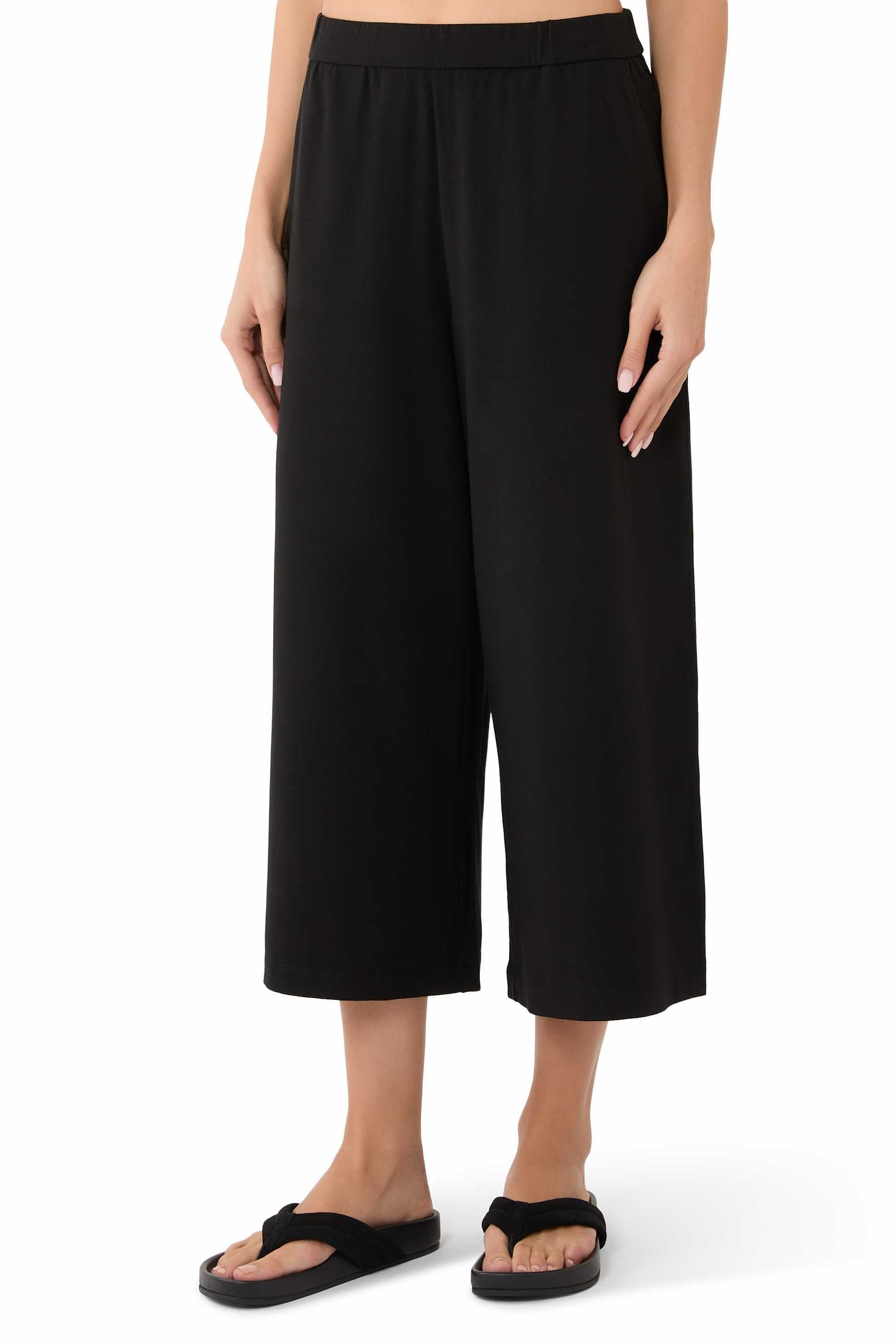 Stretch Jersey Knit Culotte
