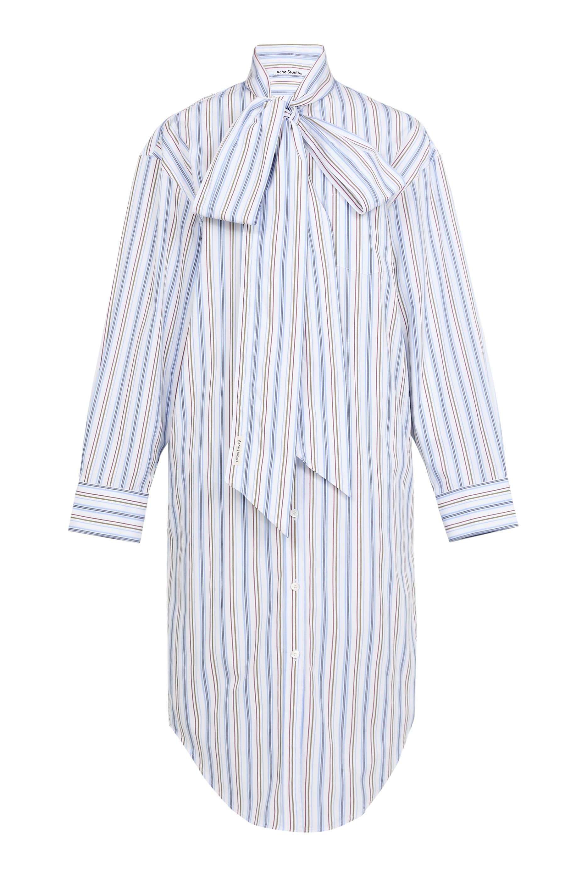 Striped Shirt Dress 