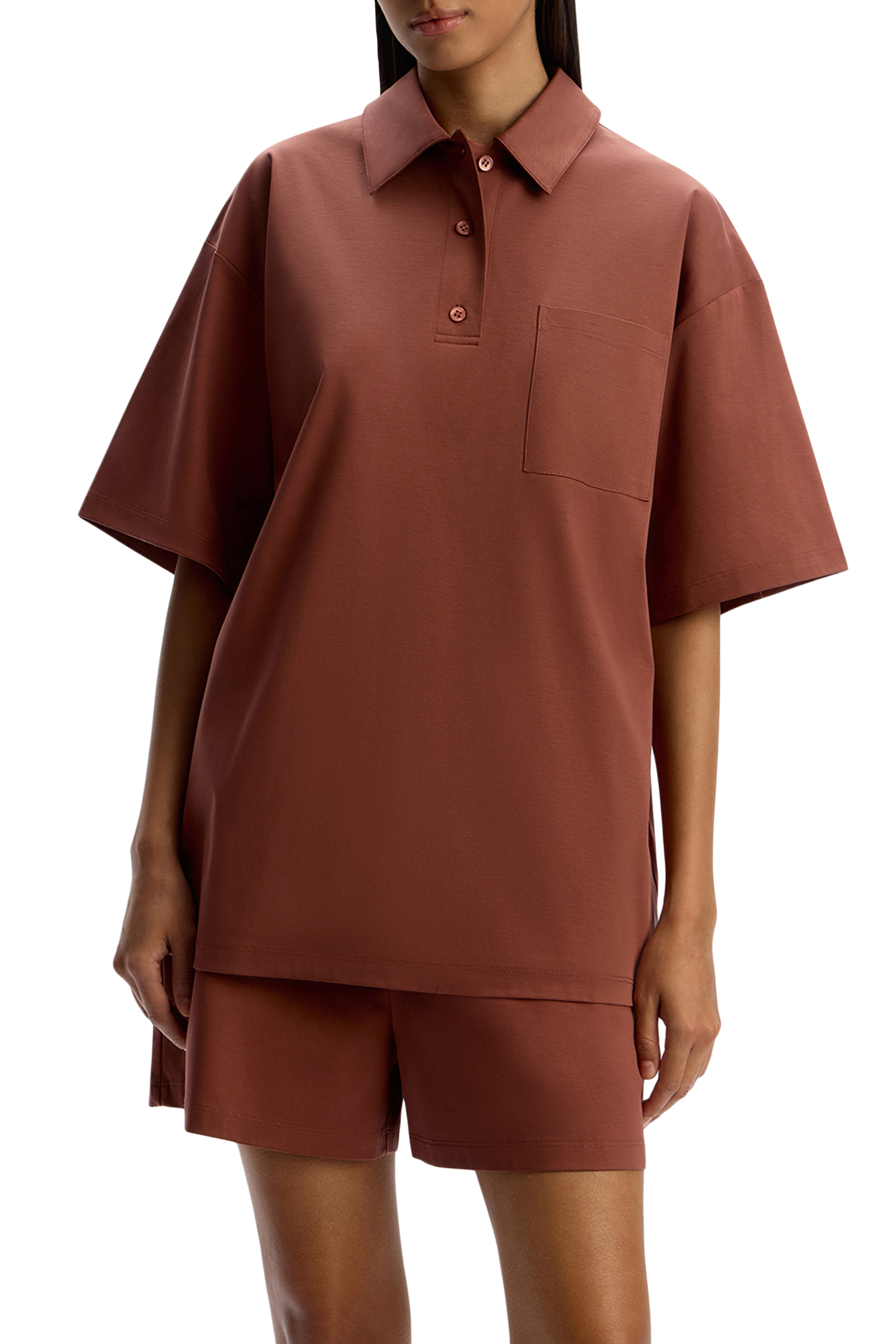  Mercerised Cotton Polo T-Shirt 
