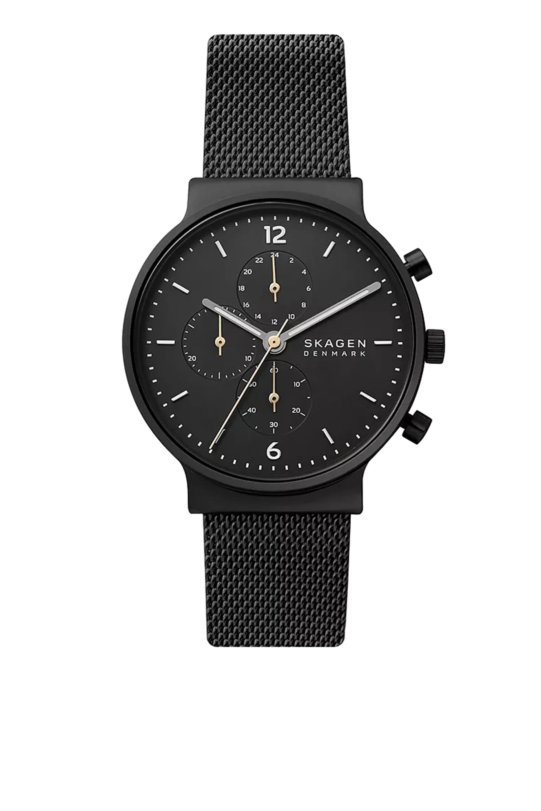 Ancher Chronograph Stainless Steel Mesh Watch