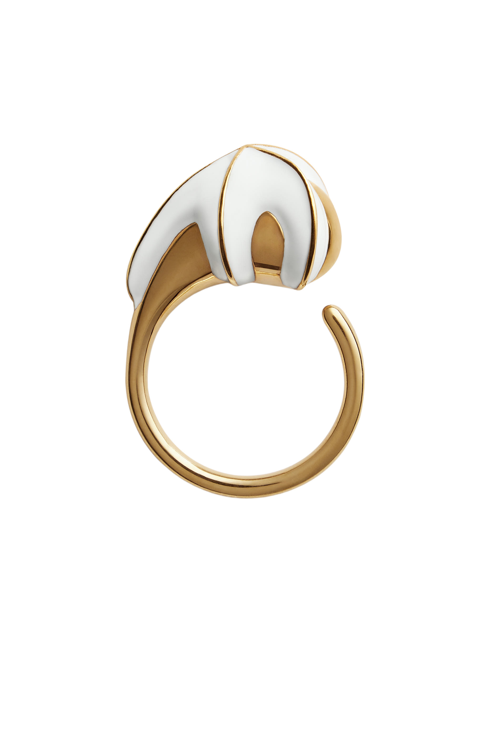 Drop Ring, Sterling Silver & Enamel