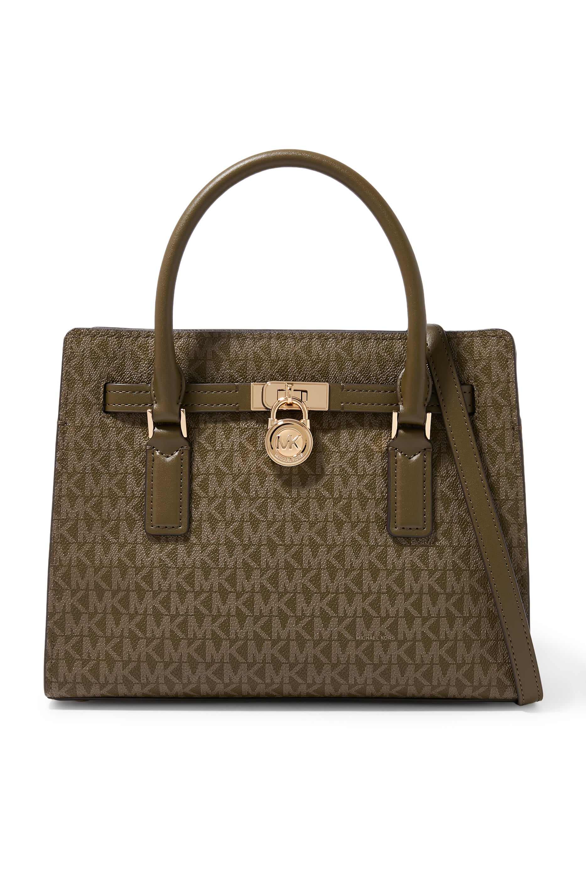 Hamilton Moderne Small Handbag in Logo Print Canvas 