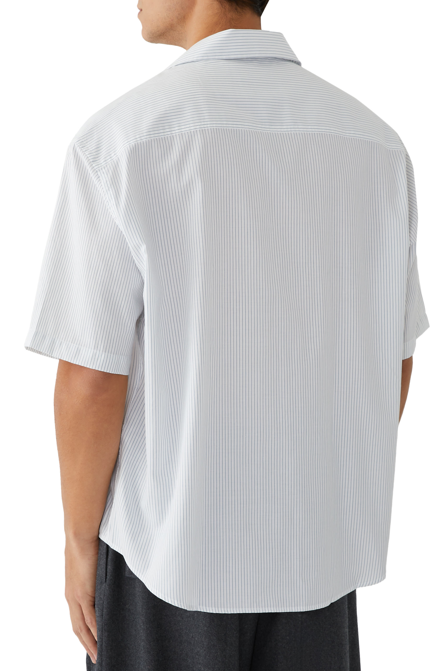 Cotton Camp Collar Shirt