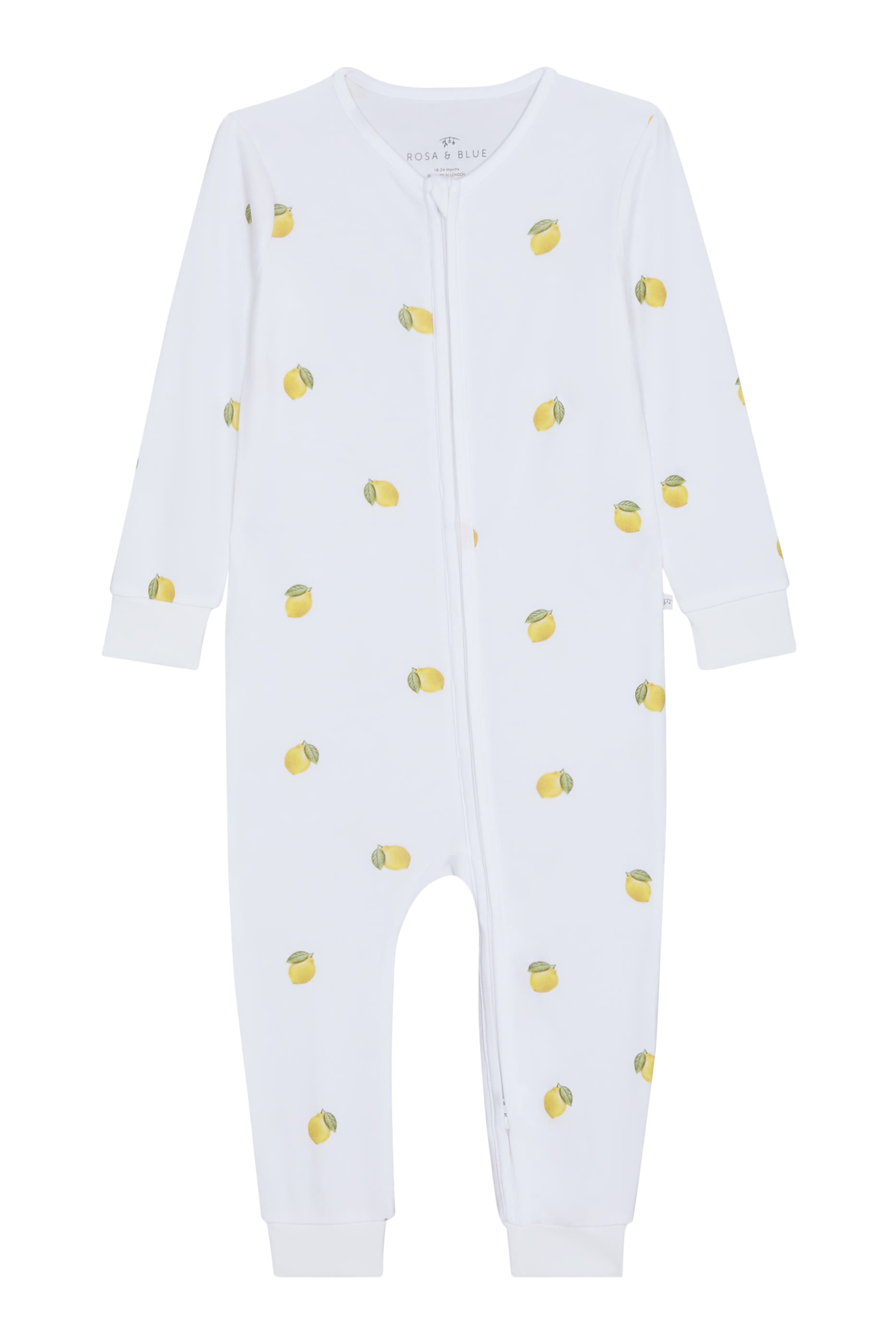 Kids Lemon Print Sleepsuit