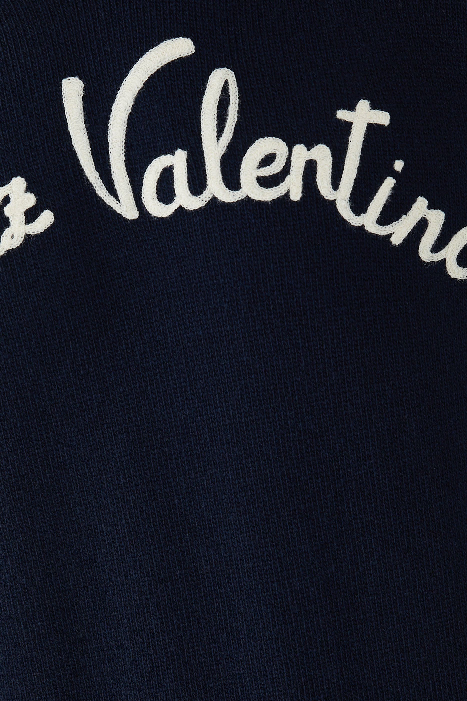 Chez Valentino Wool Crewneck Sweater