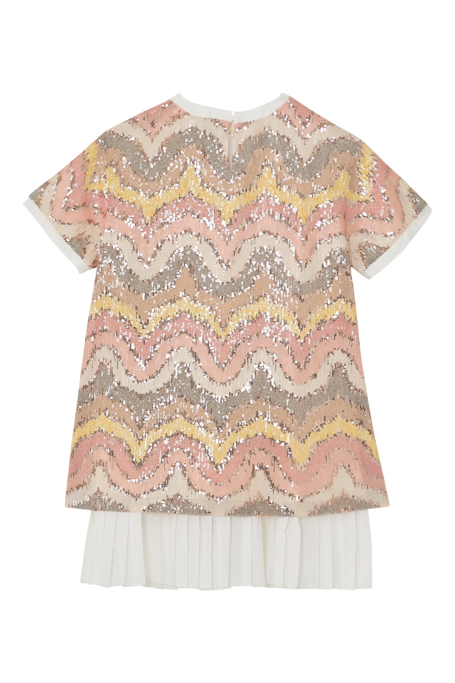 Kids Sequins Tulle Mini Dress 