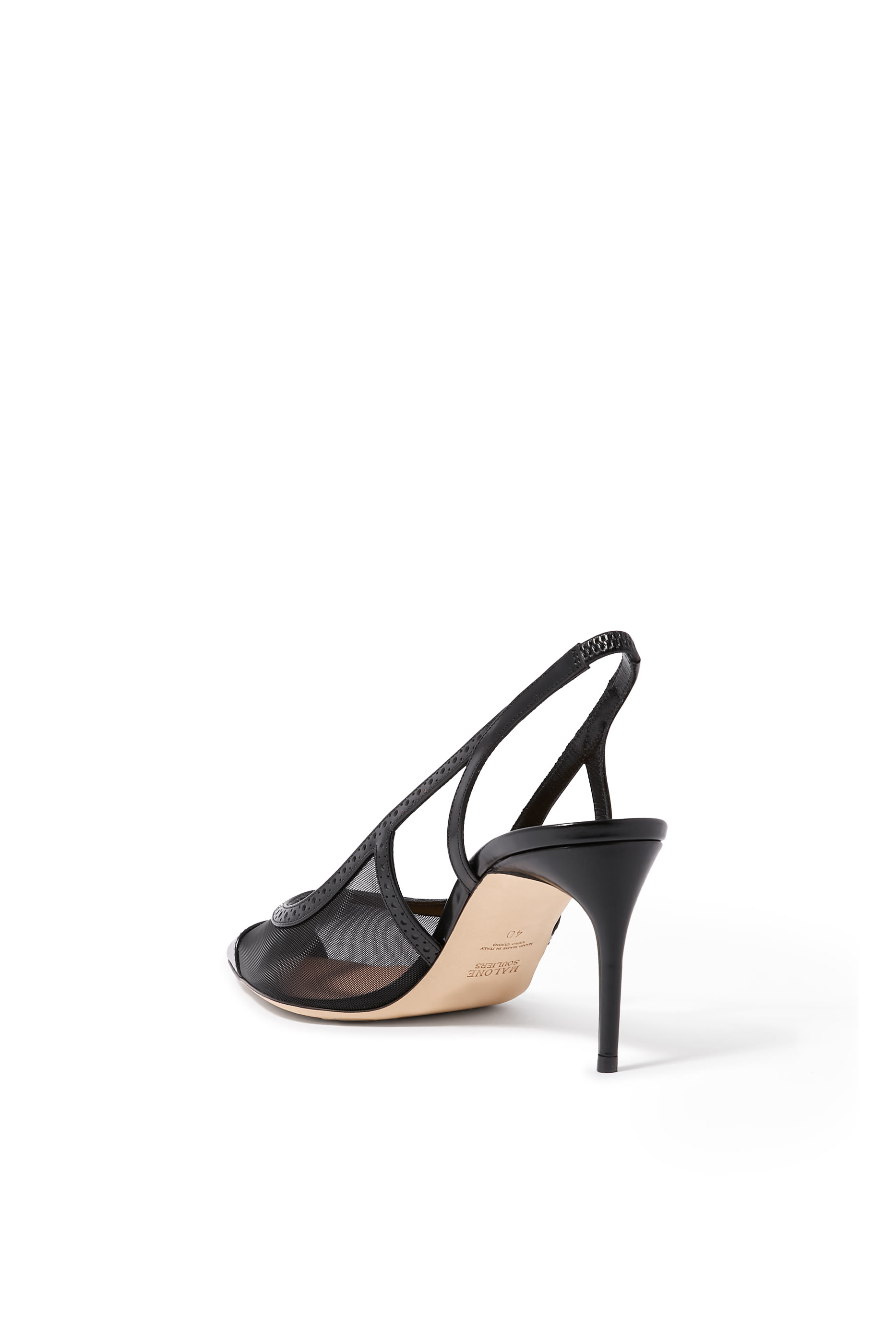 Aubrey Mesh 70 Slingback Pumps