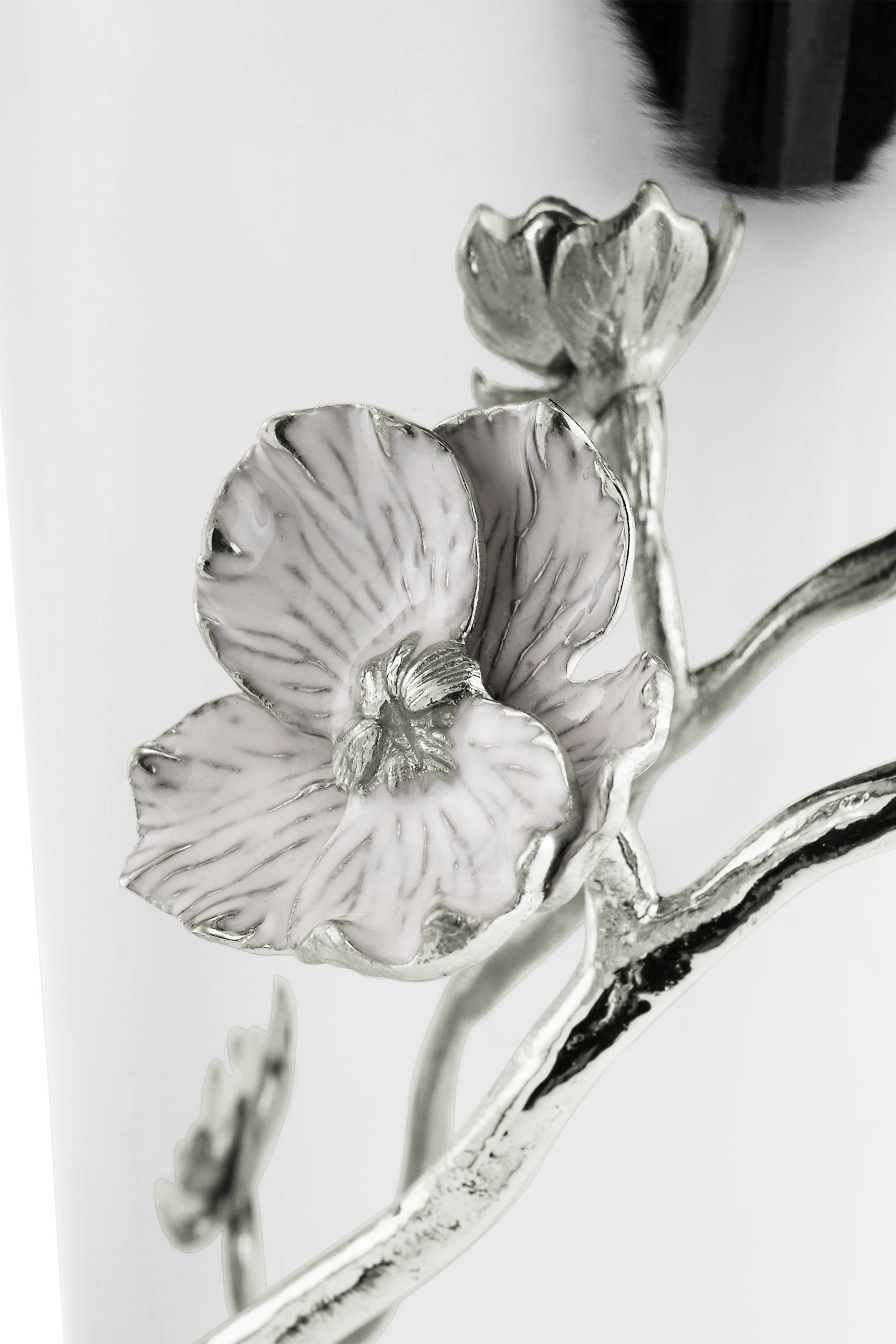 Silver Orchid Large Vase 