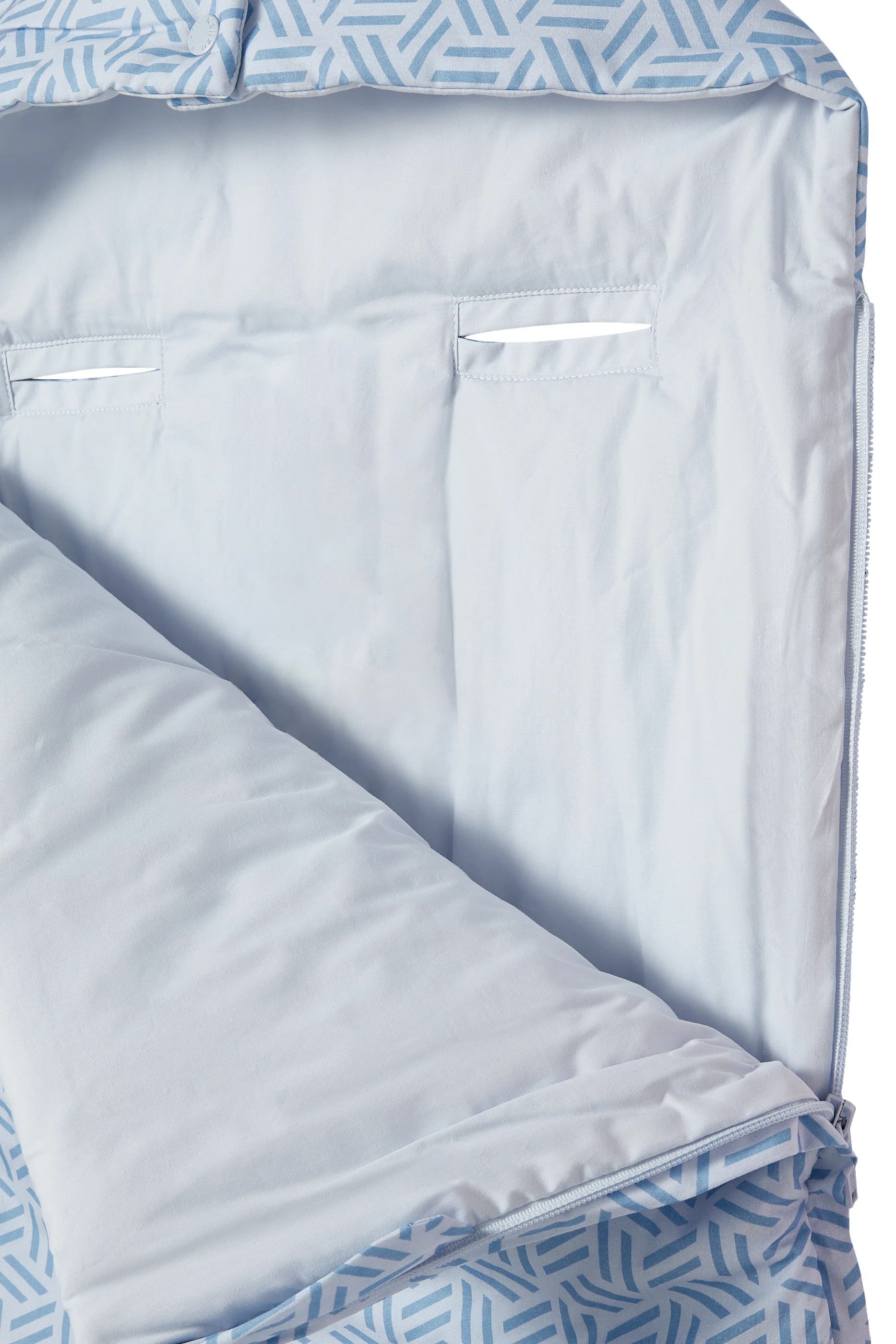 Kids Geometric-Print Sleeping Bag