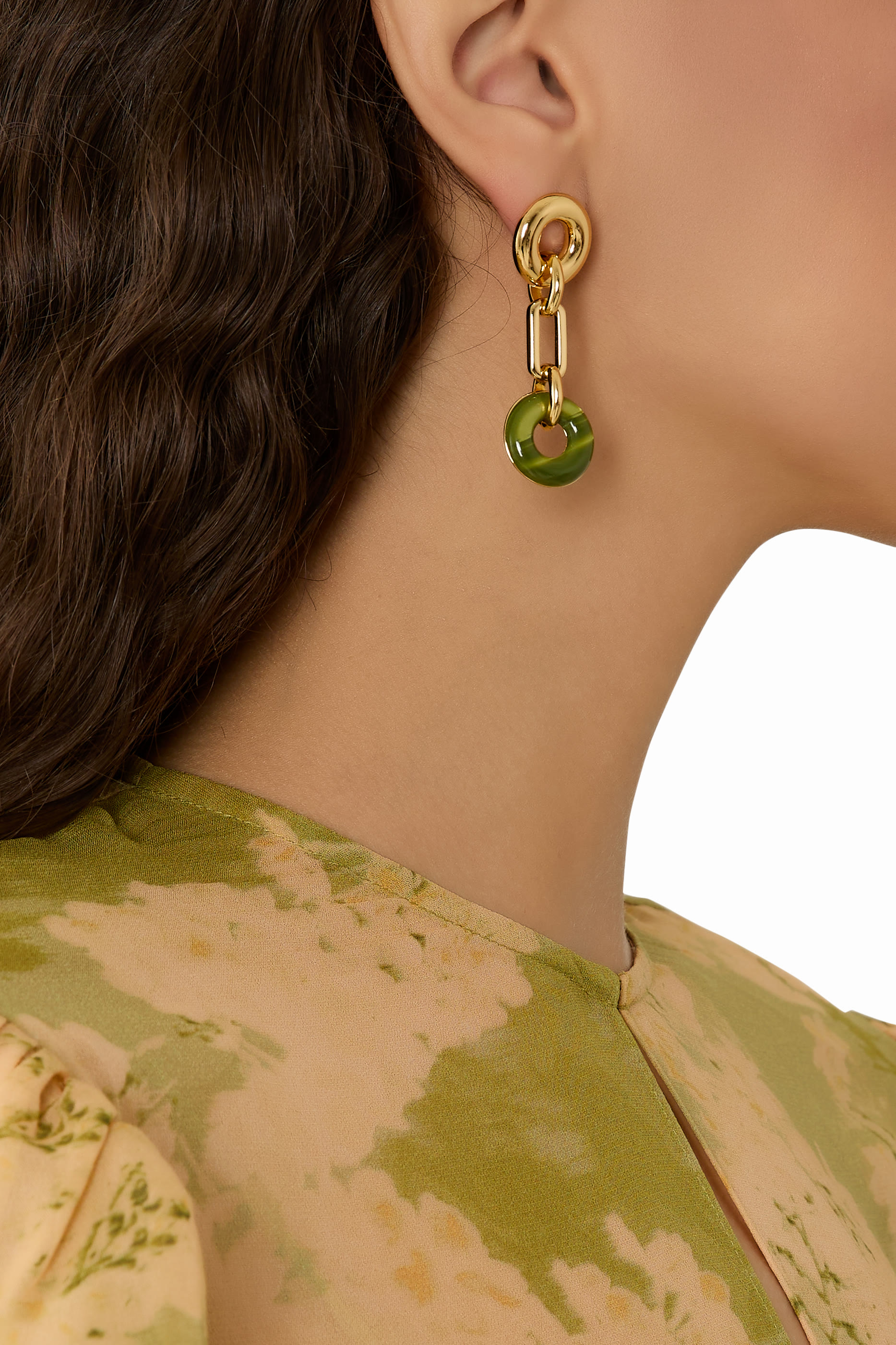 Interlock Linear Earrings