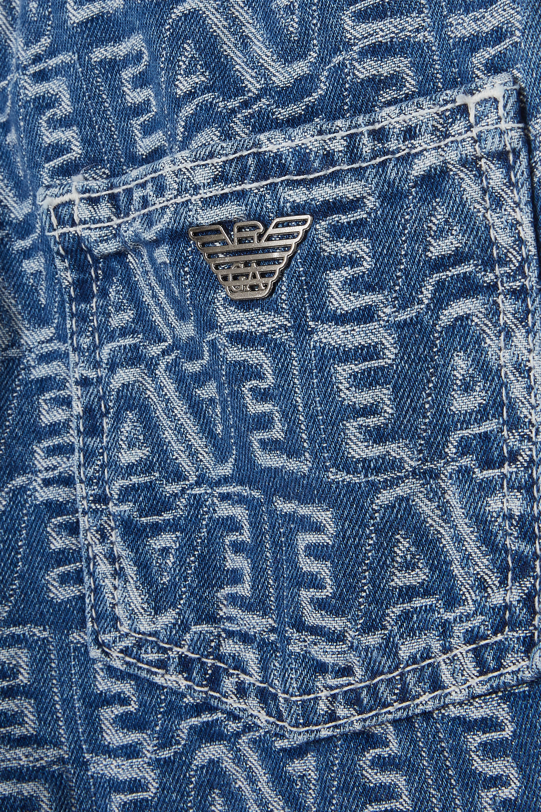 Kids All-Over EA Logo Jeans