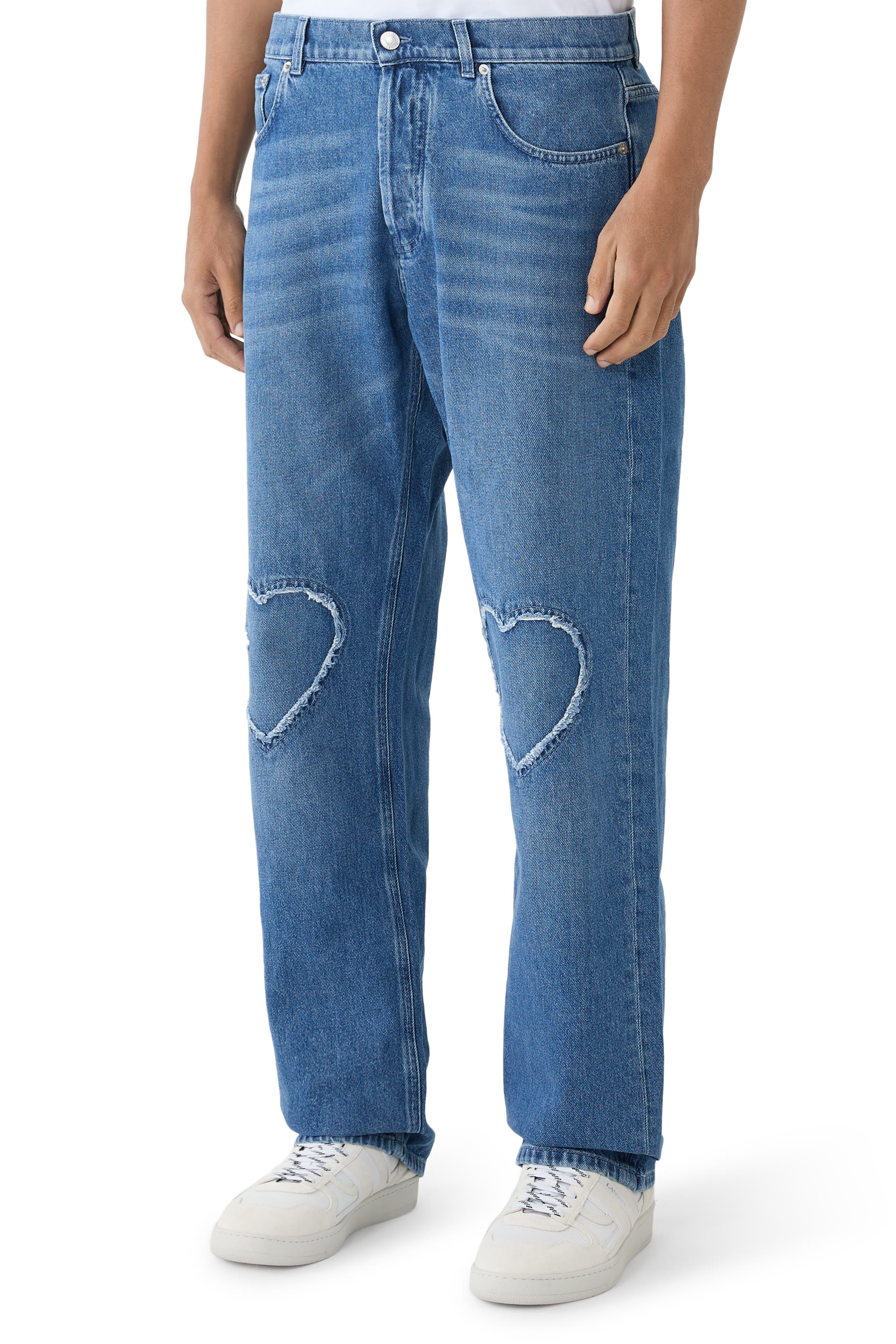 Hearts Denim Straight Jeans
