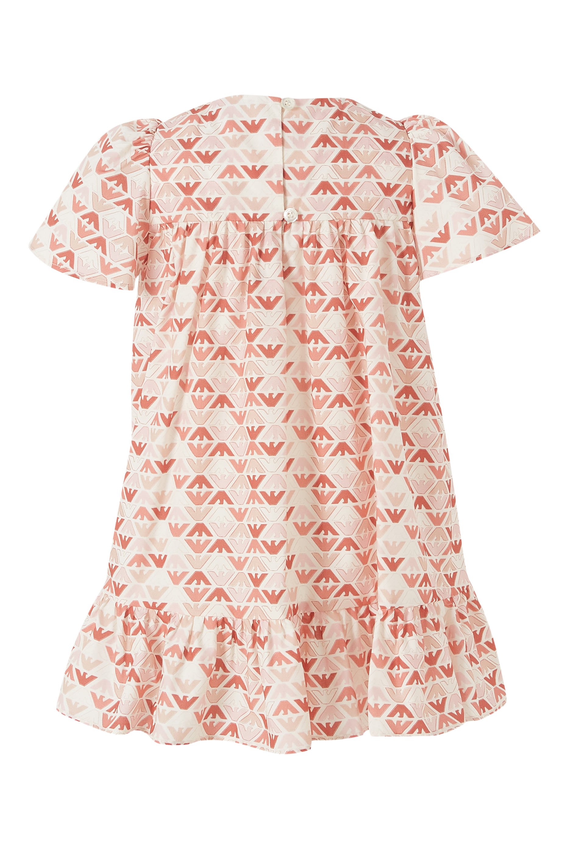 Kids Poplin With All-Over Print Dress