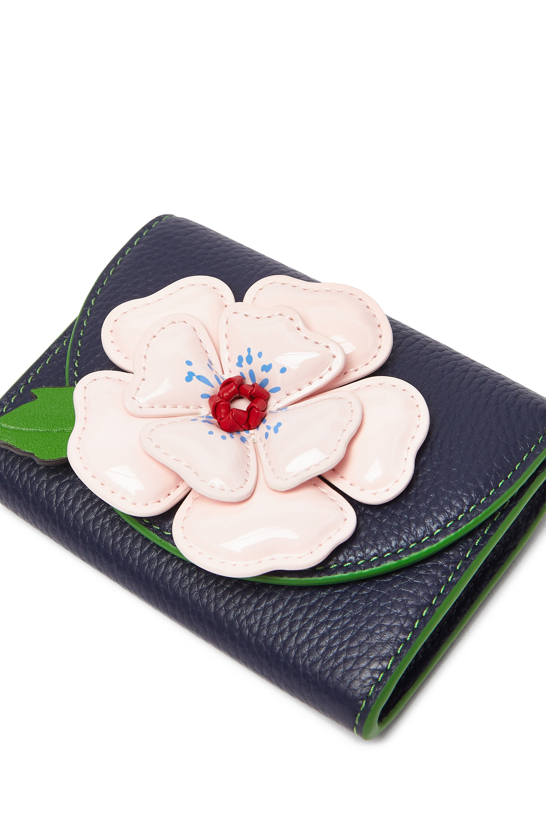 Floral Flap Card Case