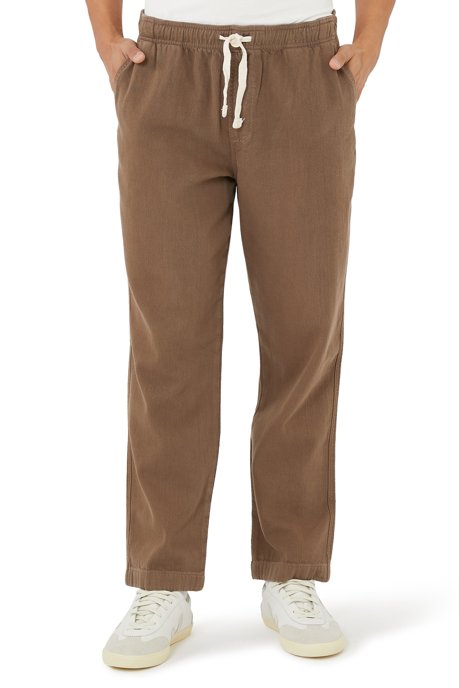 Textured Terry Travel Pants