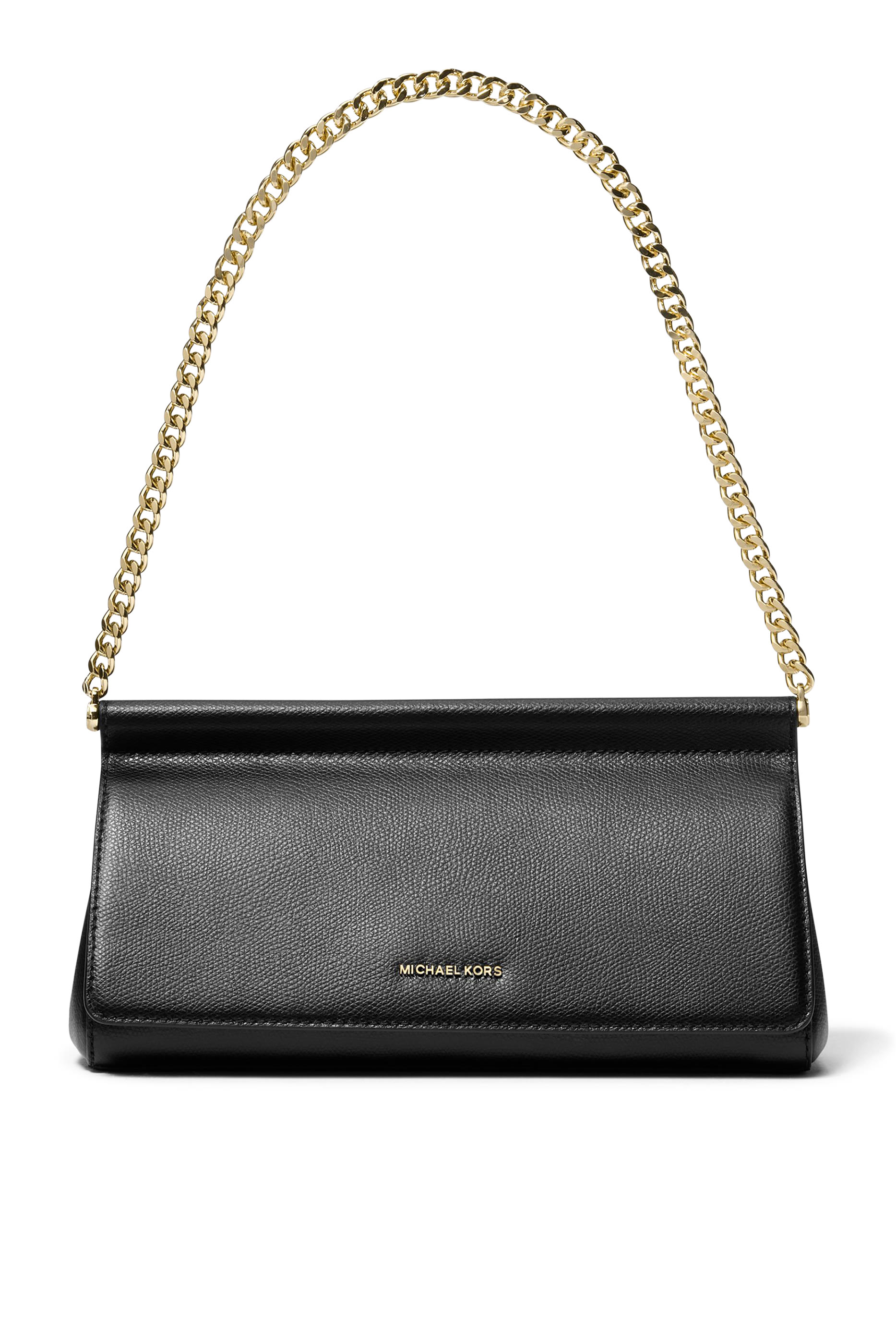 Carmine Medium Pebbled Leather Pochette