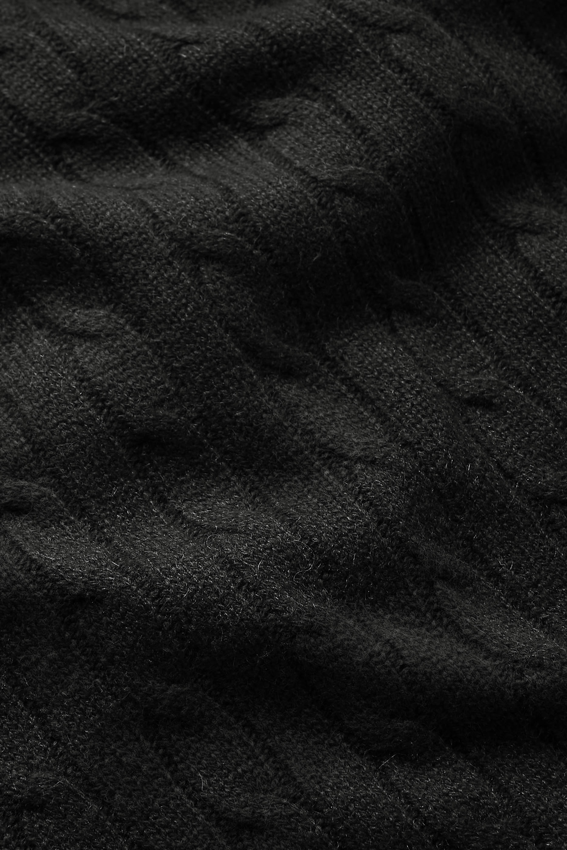 Cable Cashmere Throw Blanket